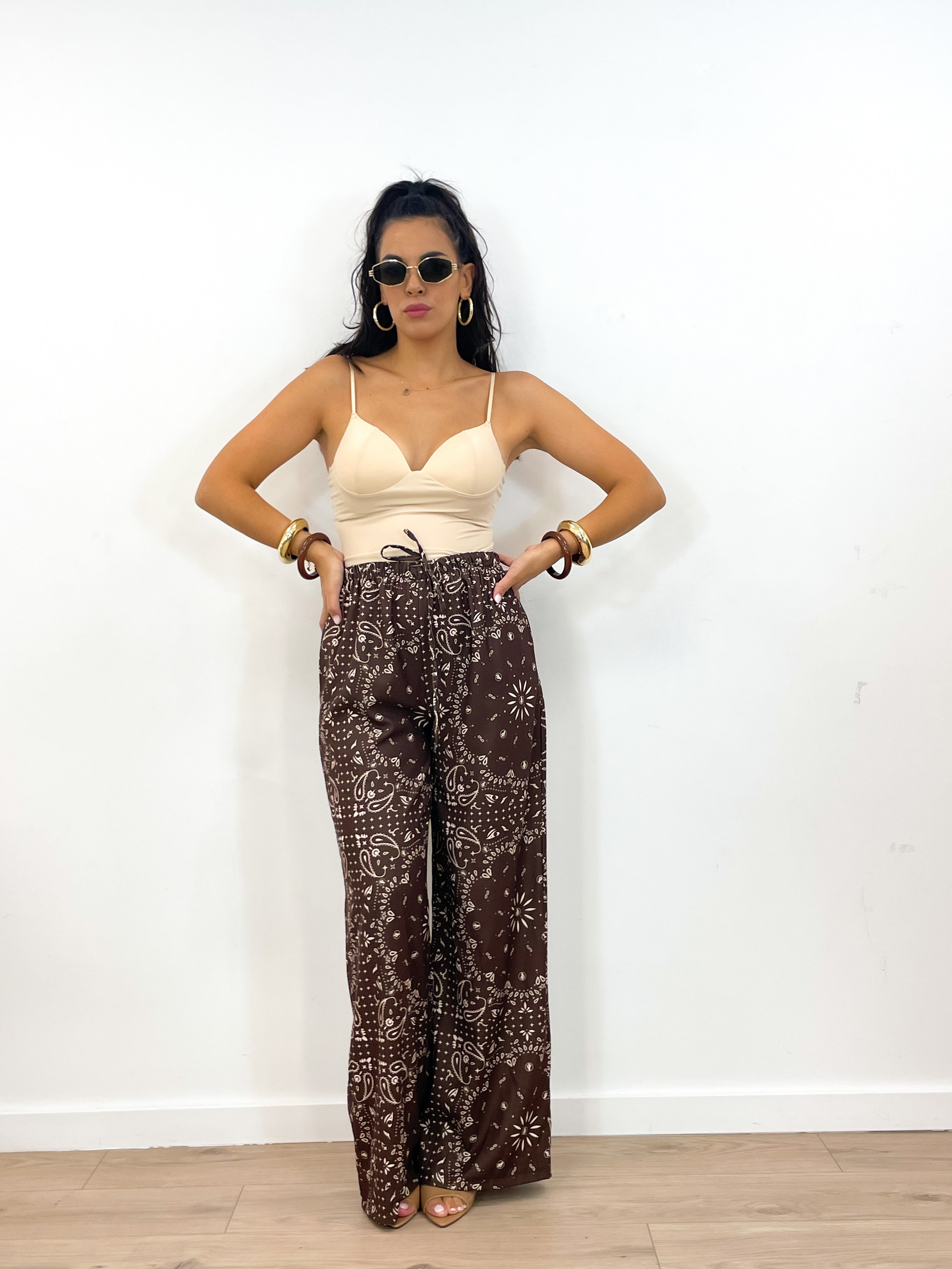 Pantalone BANDANA marrone