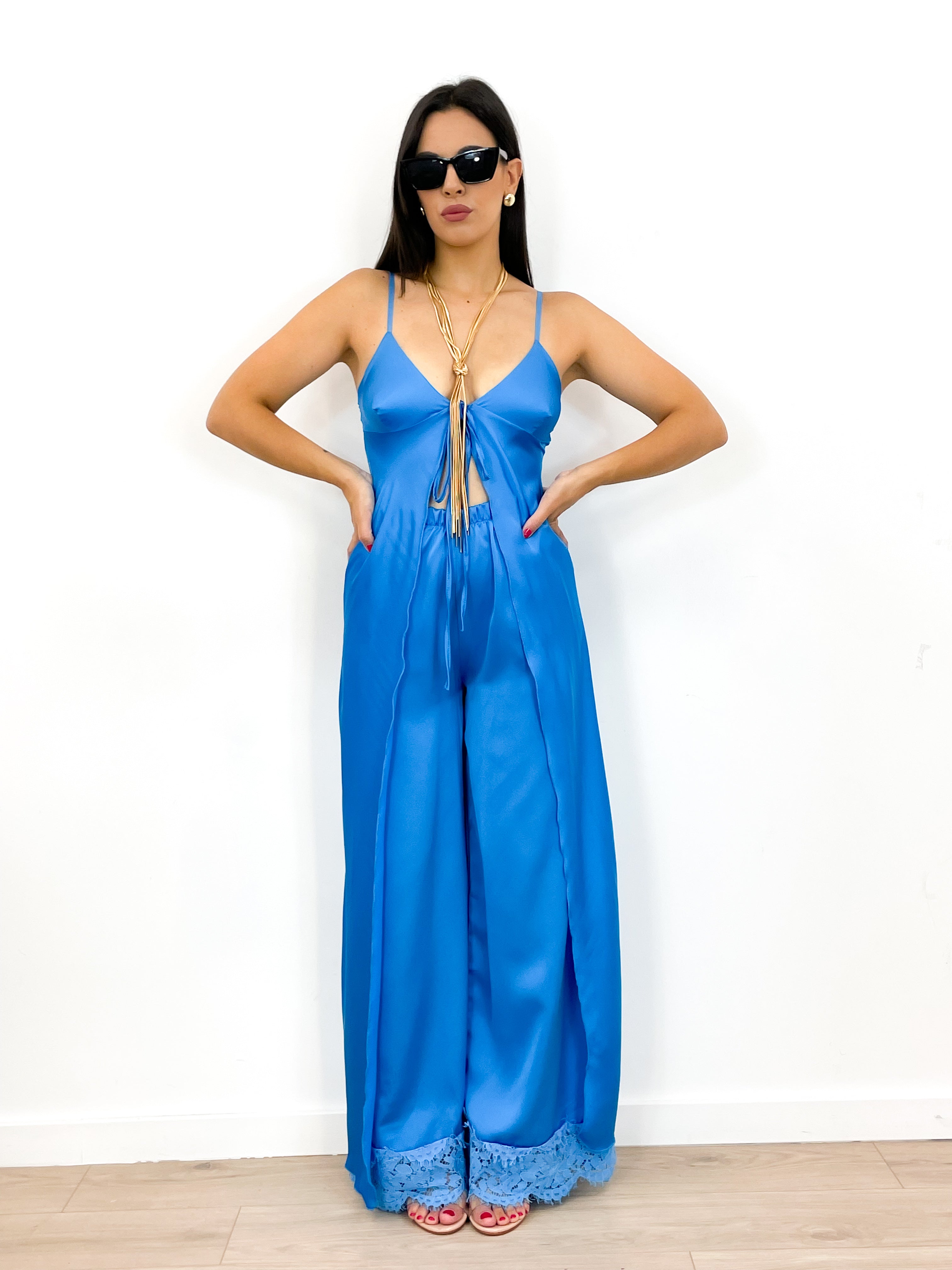 Coordinato DÈSIR azzurro cobalto