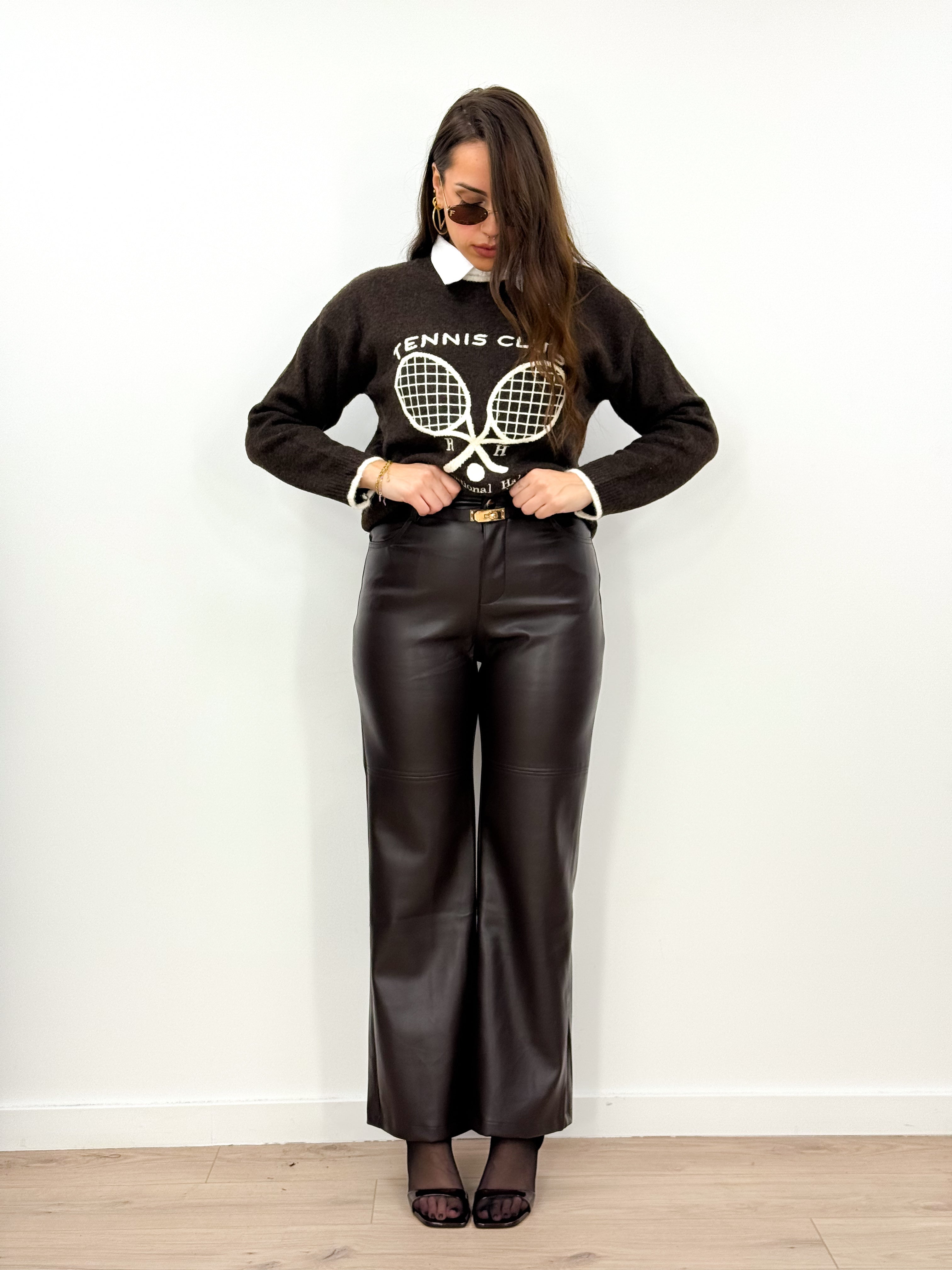 Pantalone Charm Marrone