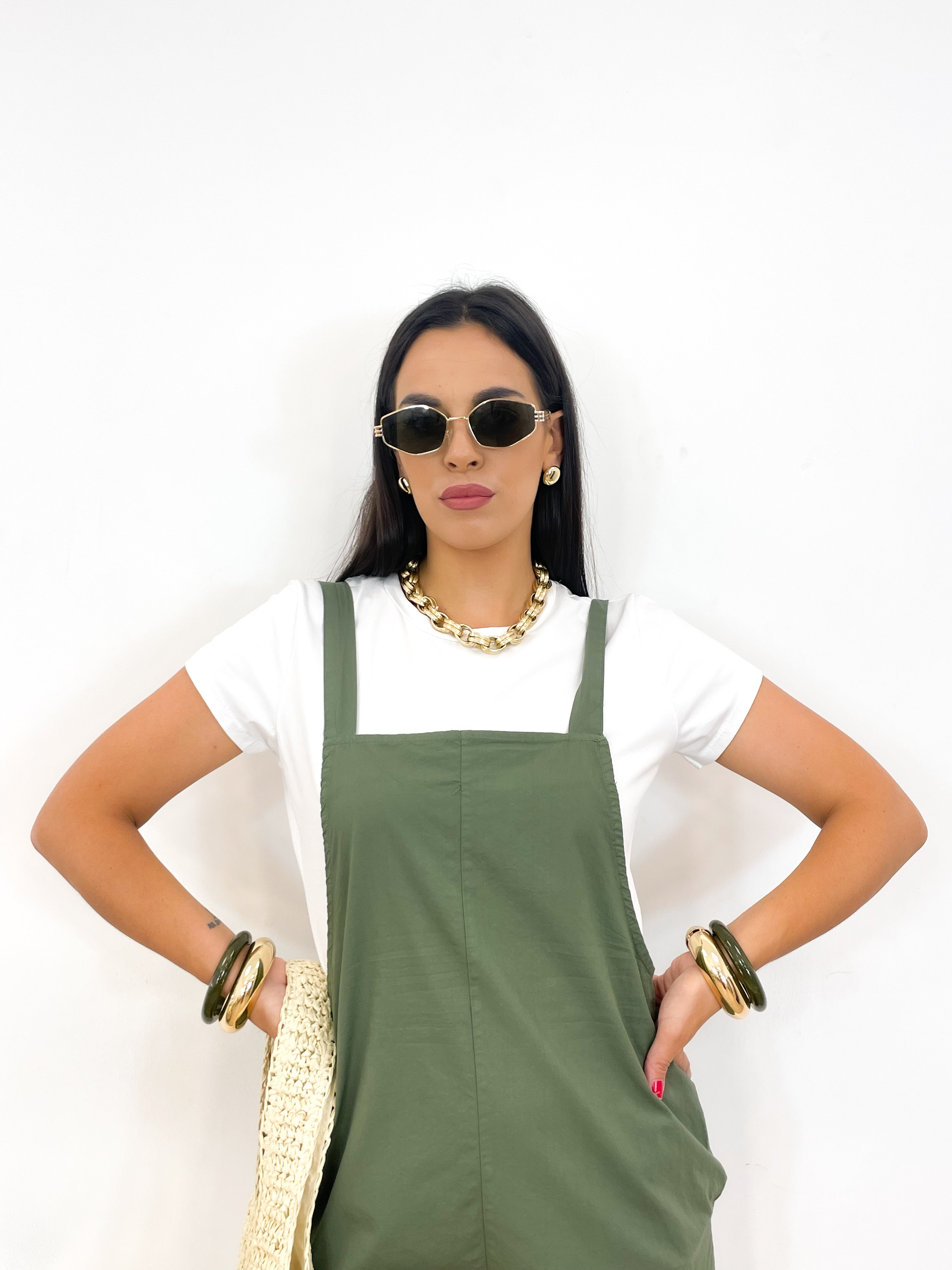 Salopette 24H verde militare