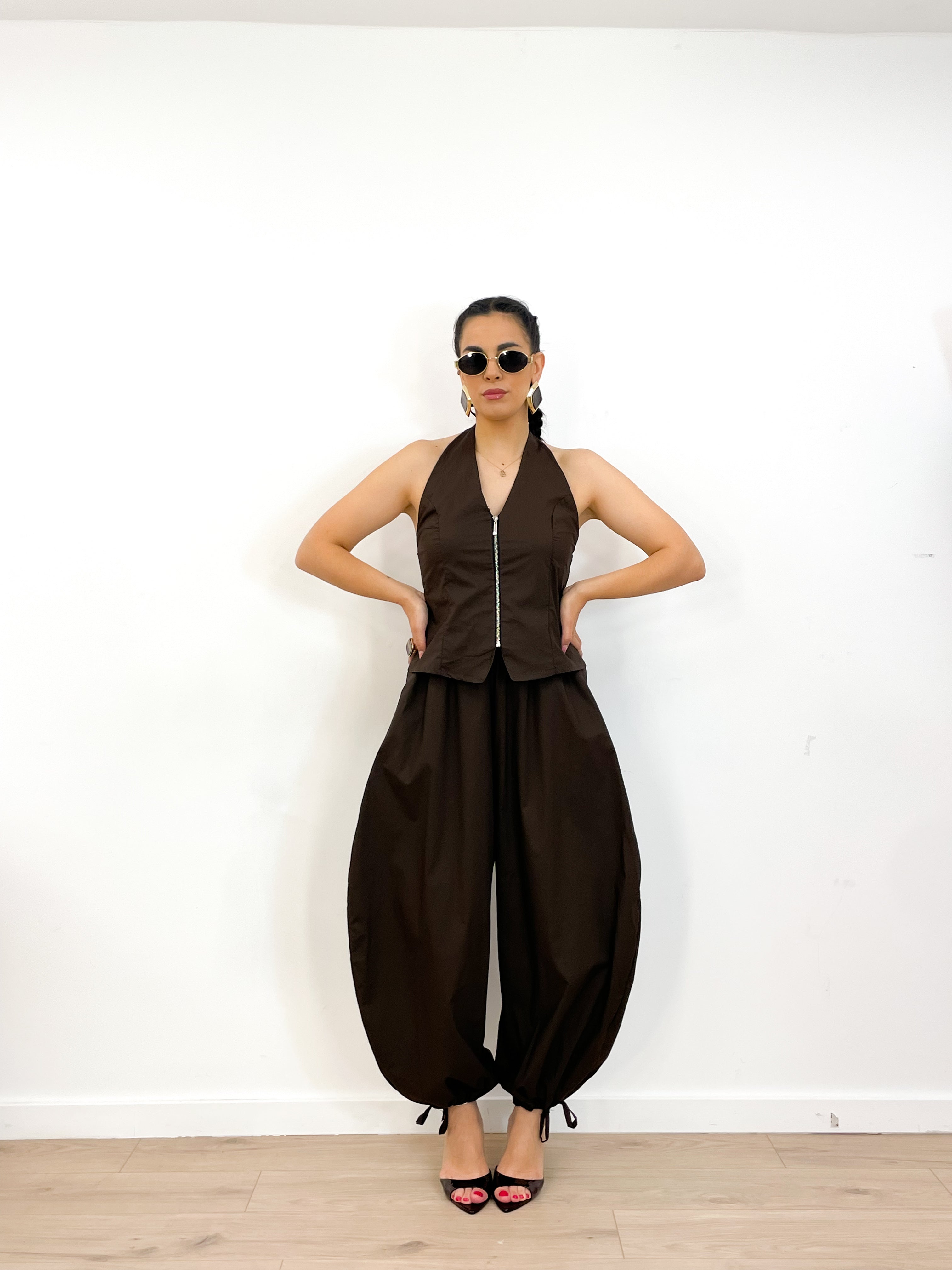 Coordinato JEANNE marrone