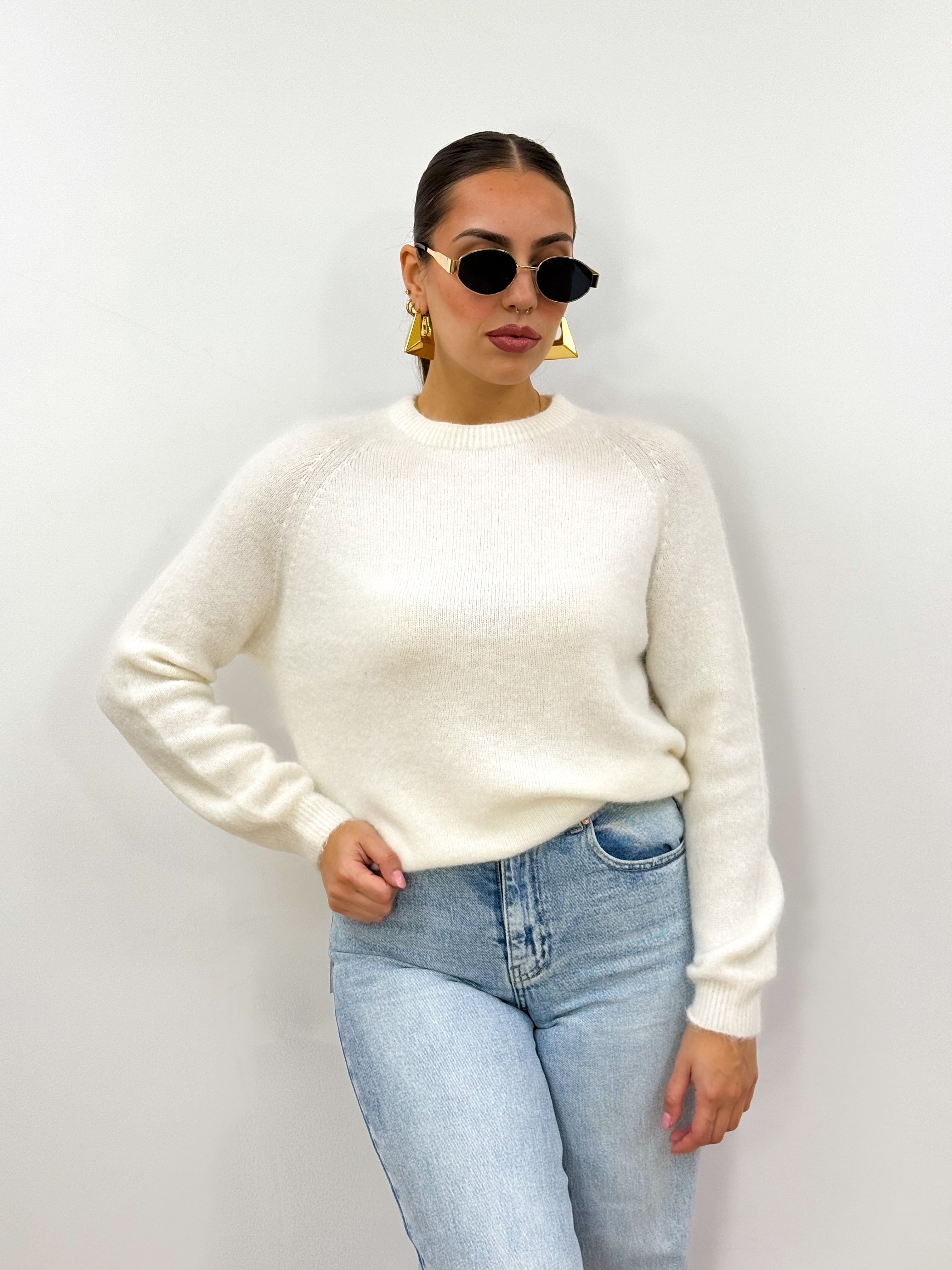 Maglioncino Baby Alpaca Panna