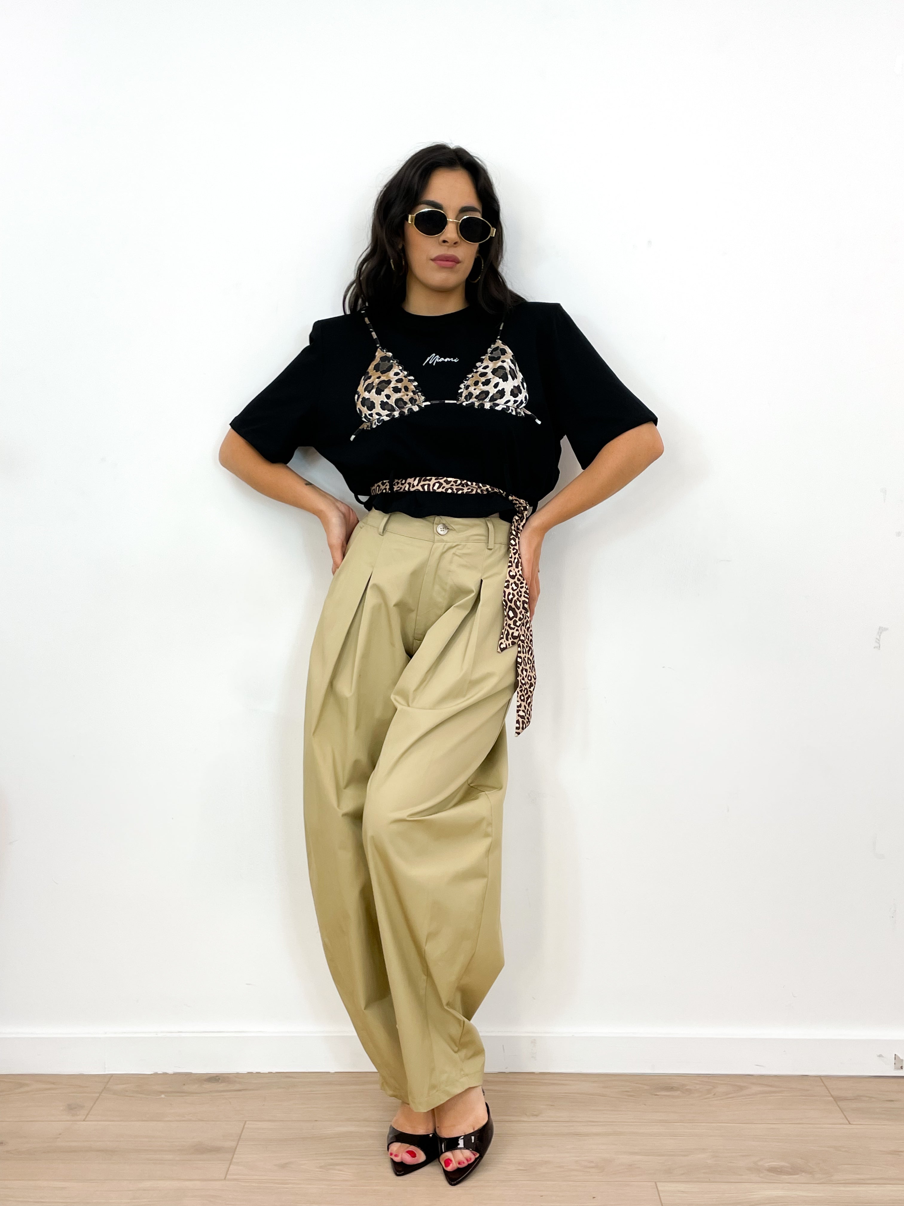 T-shirt MIAMI Tiger nero