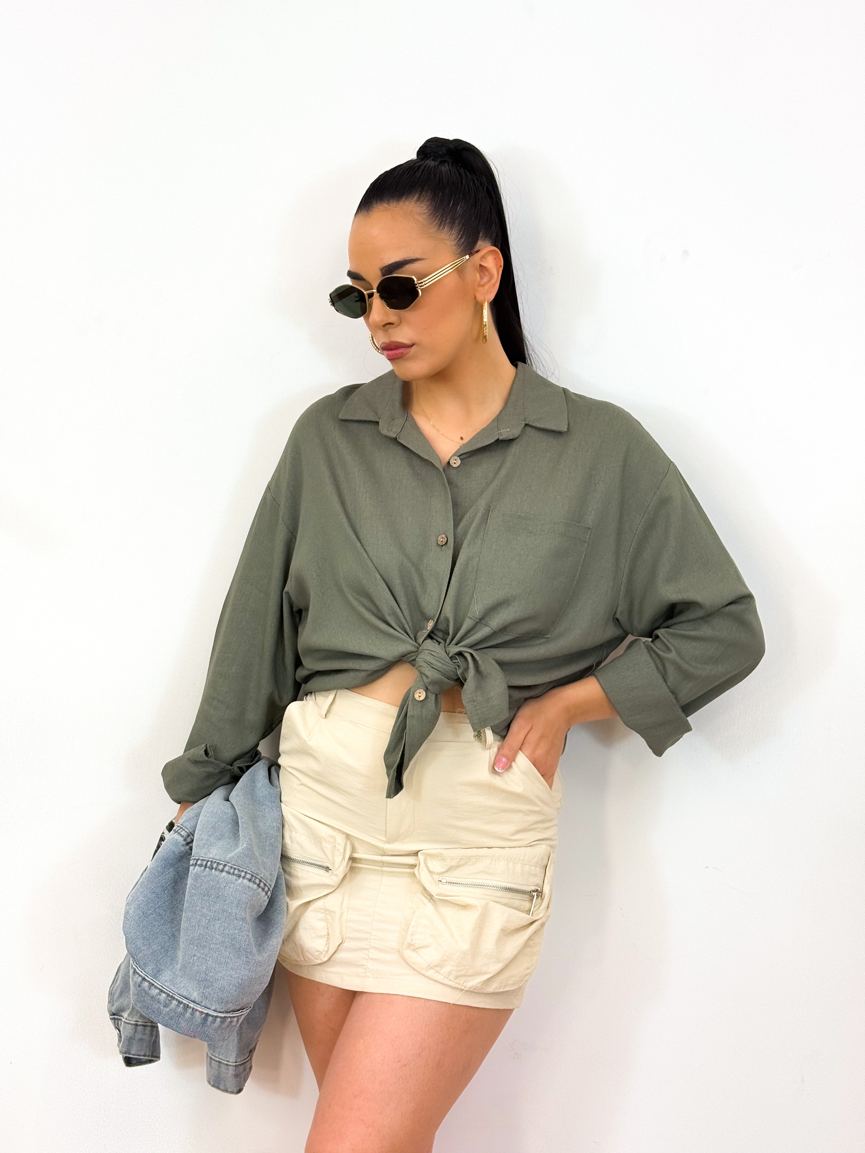 Camicia SAFARI verde militare