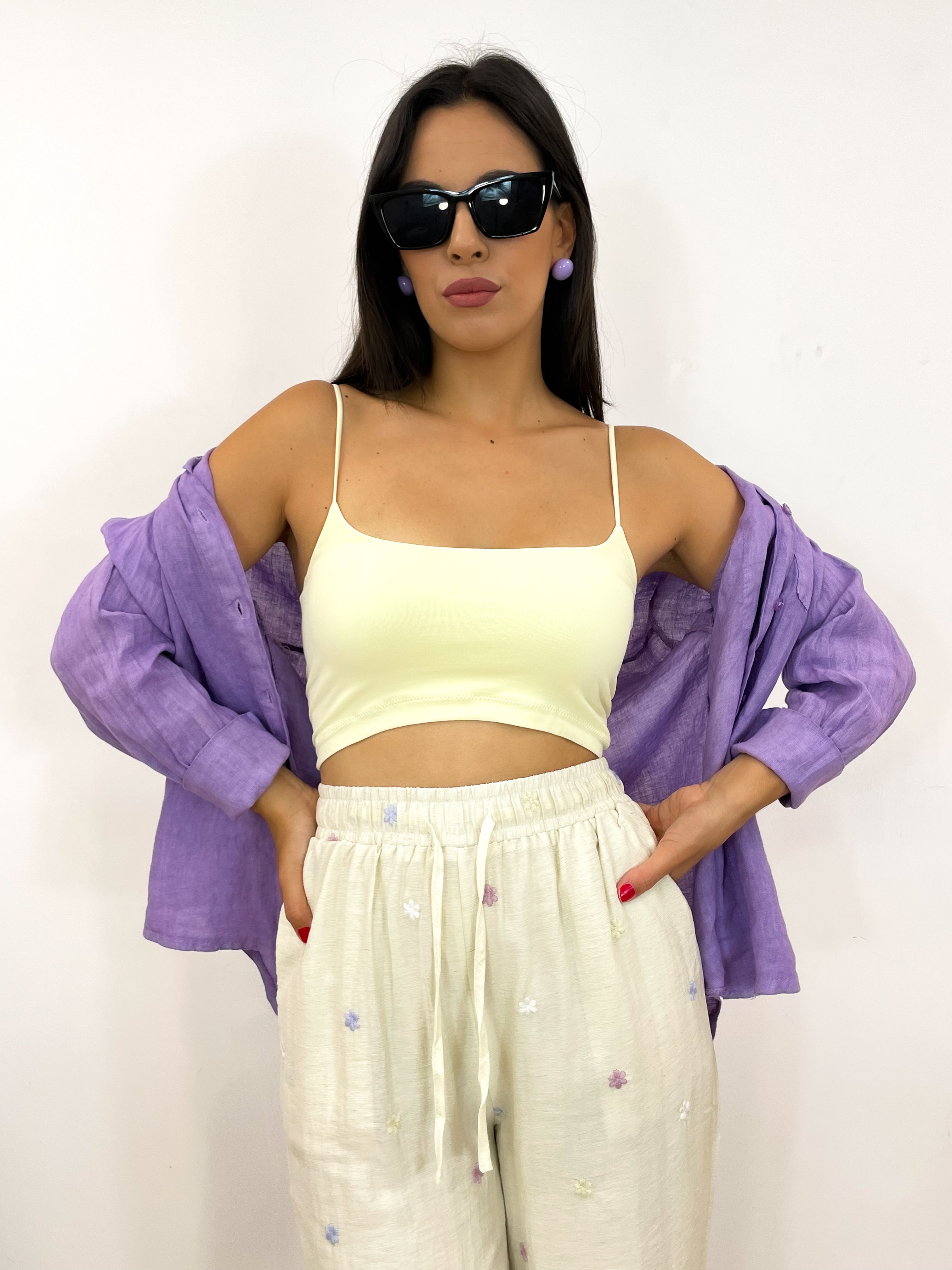 Top crop giallo