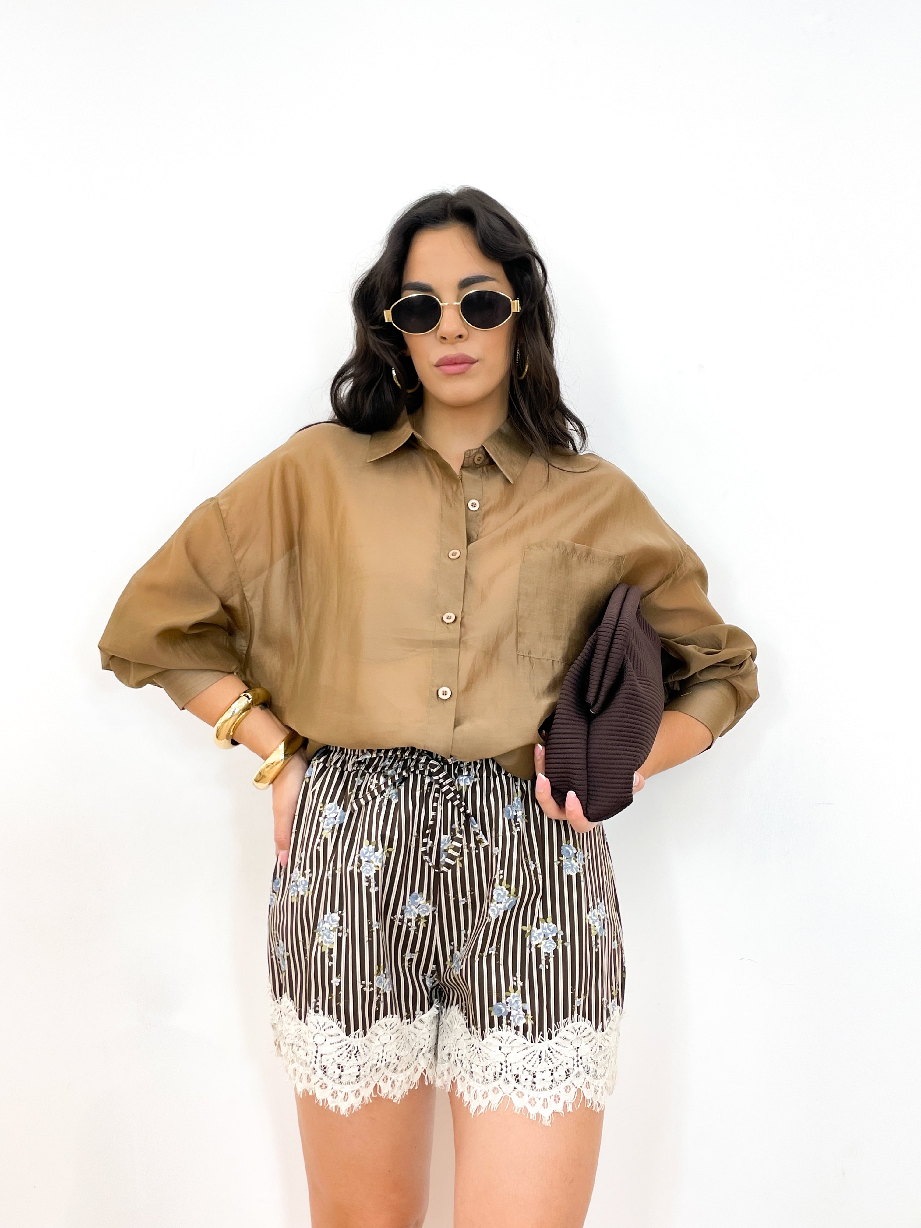 Camicia helena cammello