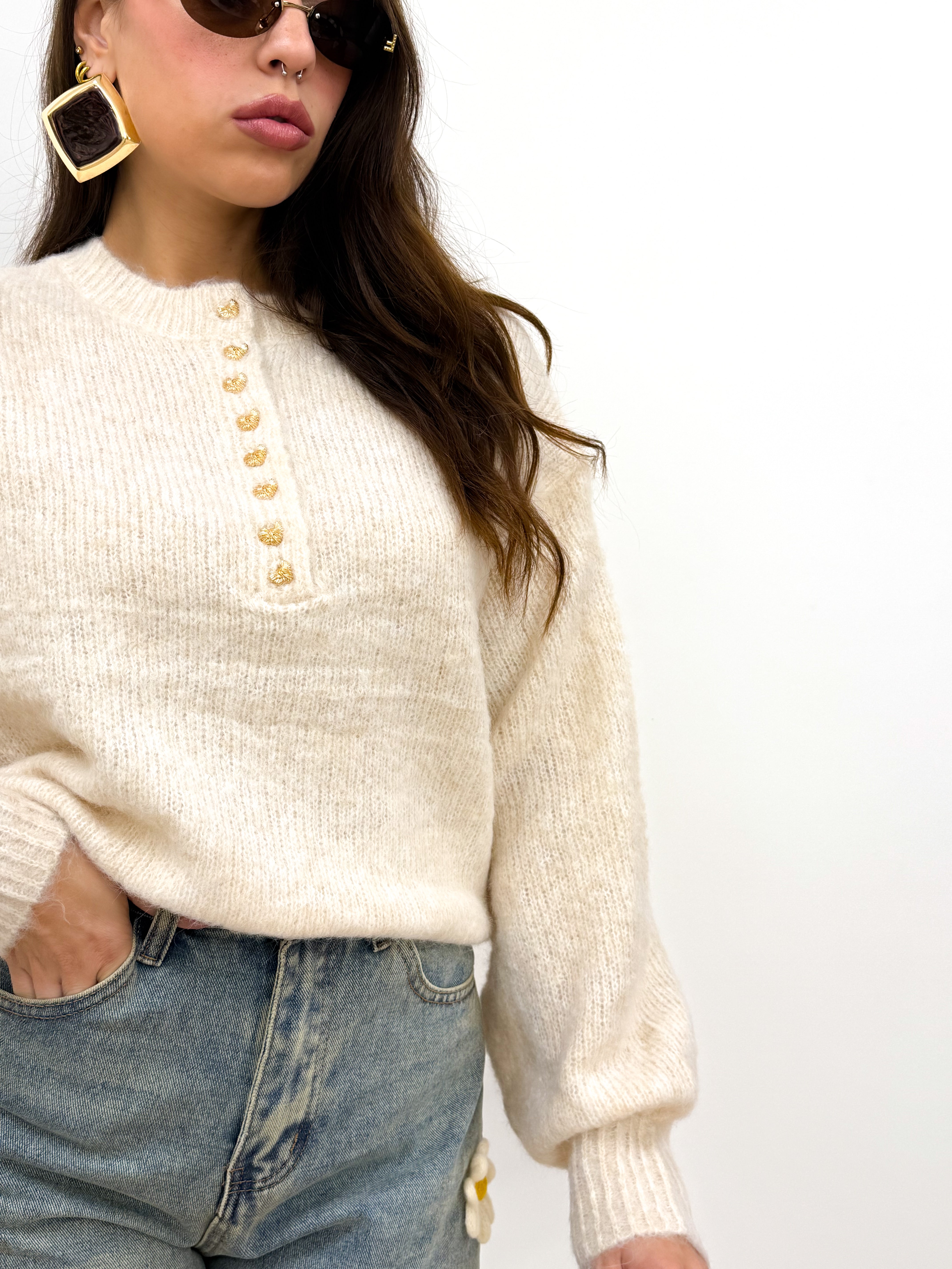 Maglioncino Elegant Panna