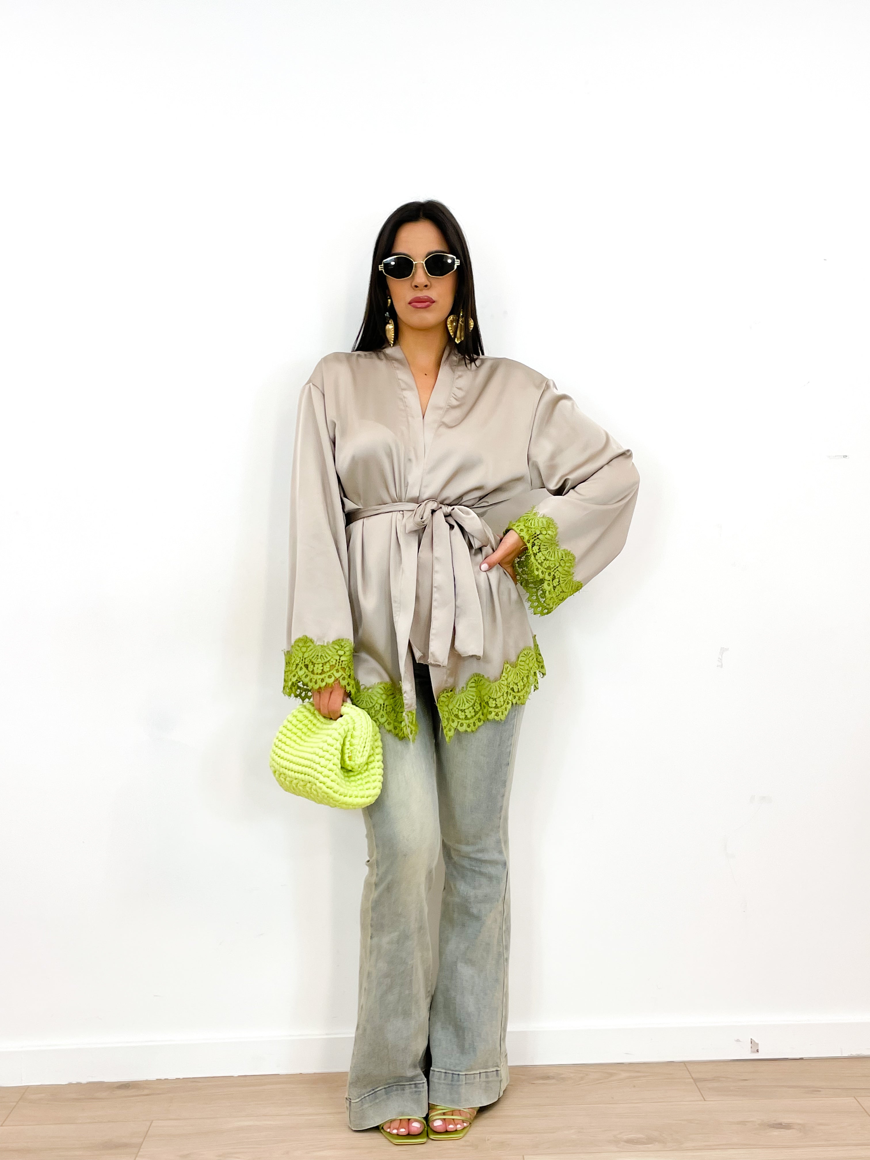 Kimono tortora SUBLIME