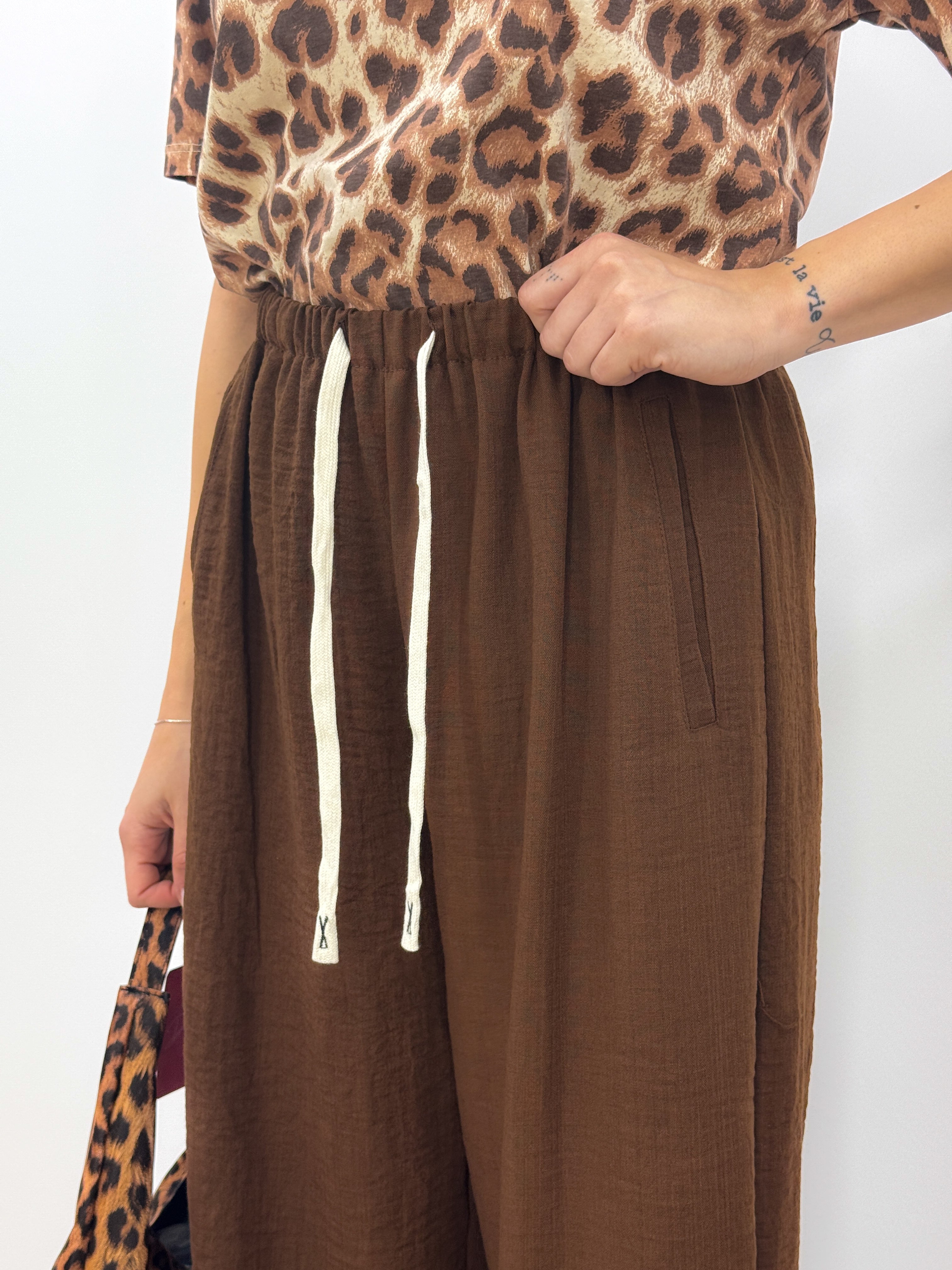 Pantalone Lea MARRONE