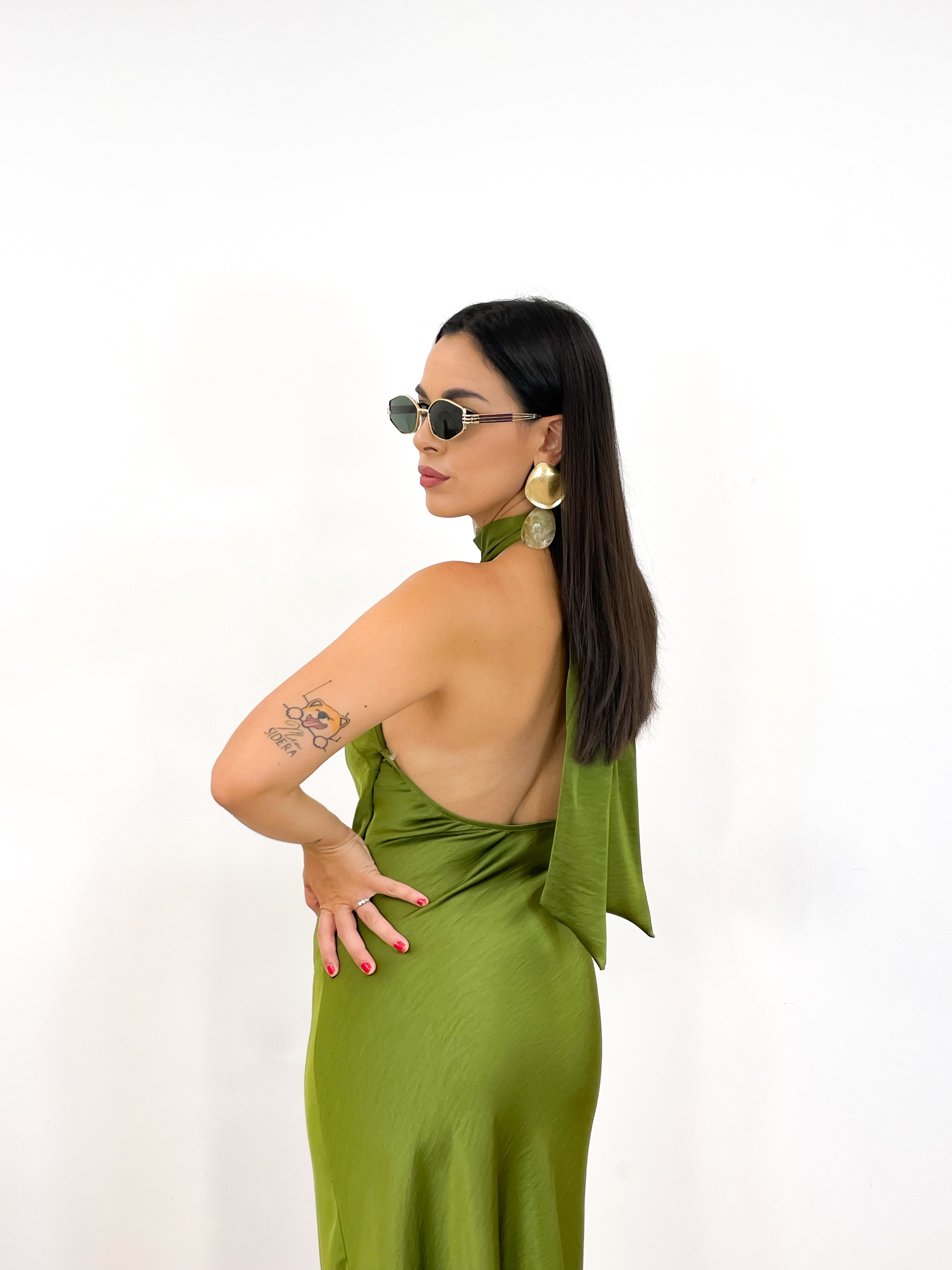 Abito DAMIGELLA CHIC verde acido