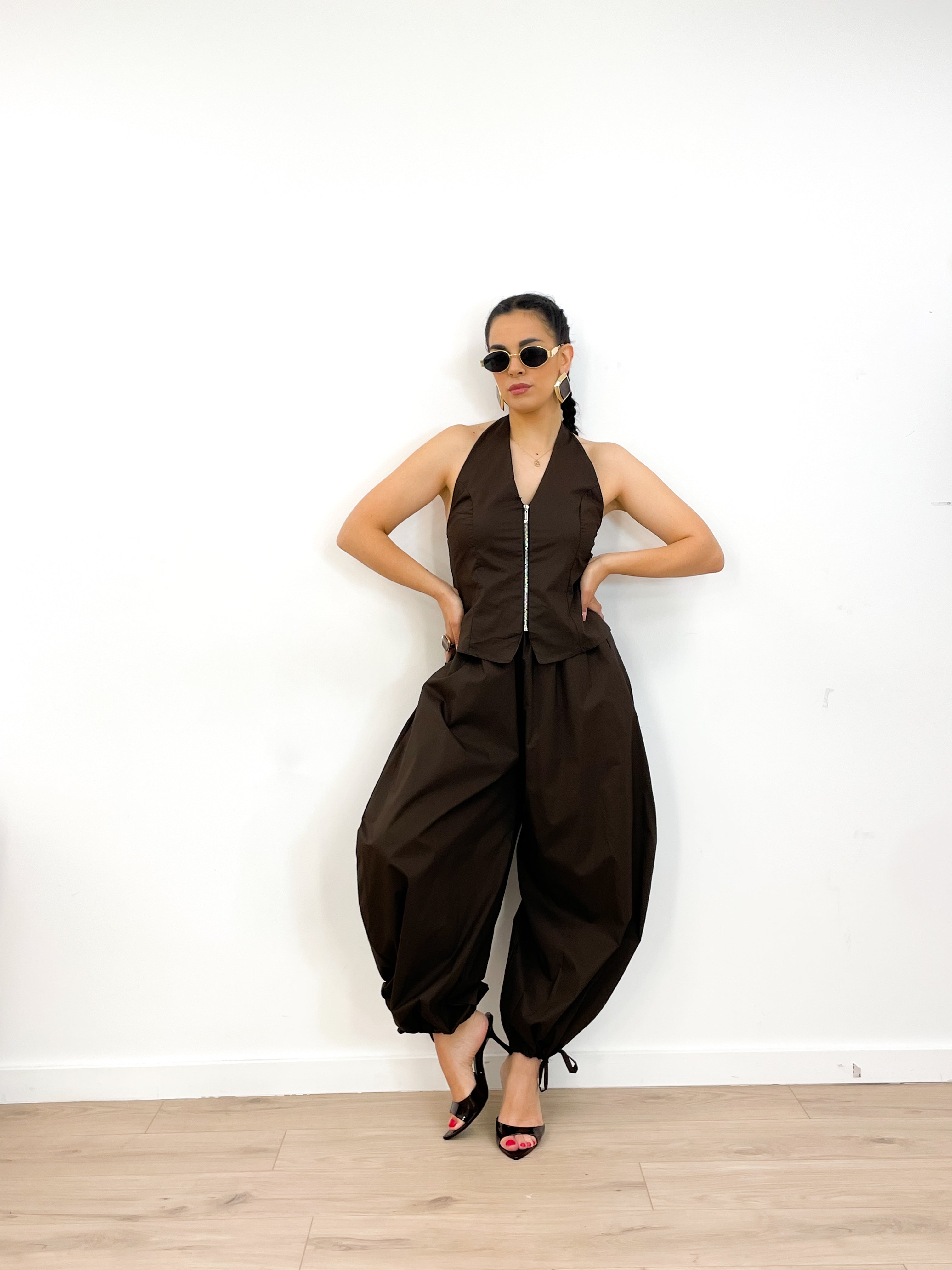 Coordinato JEANNE marrone