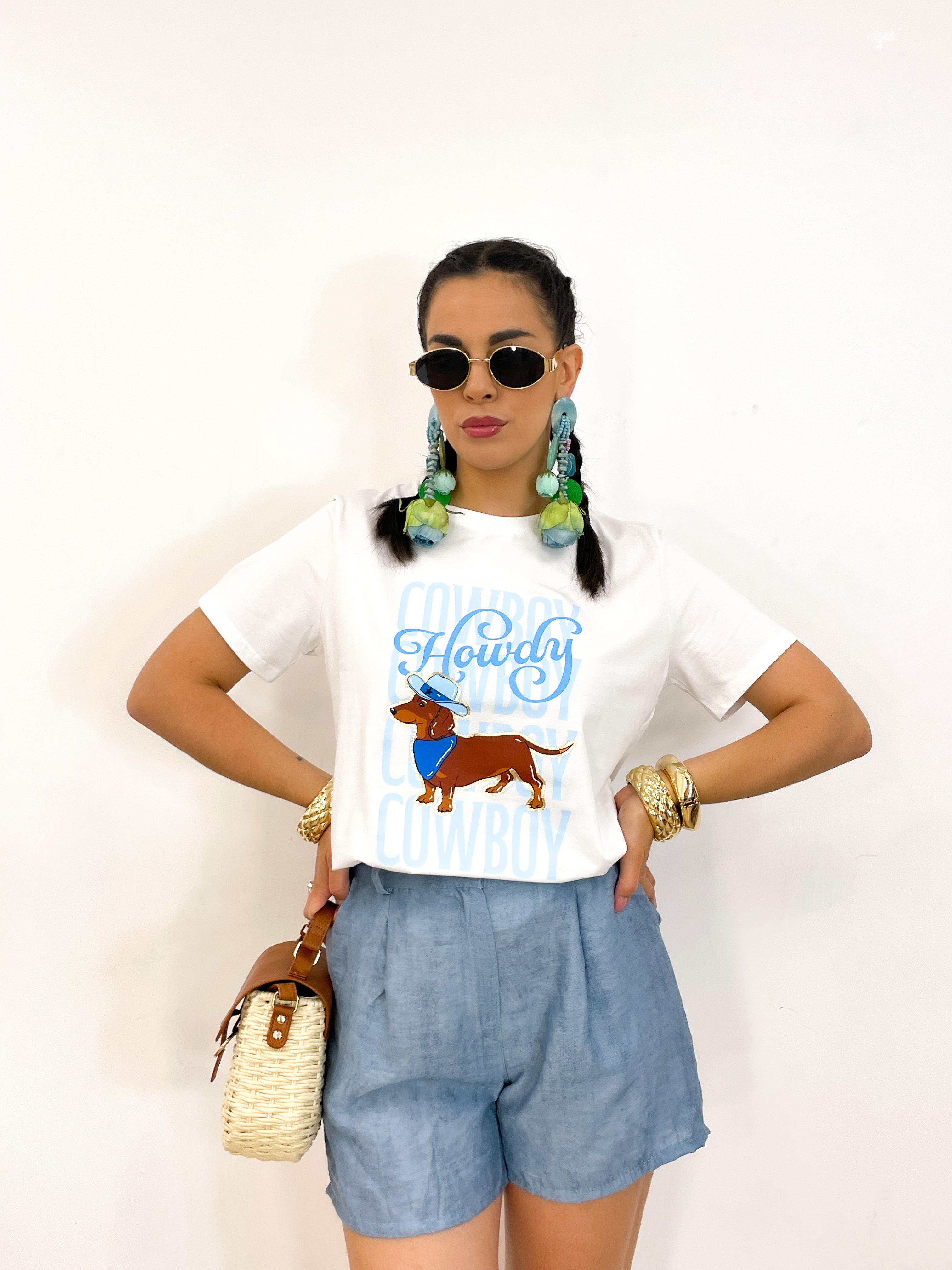 T-shirt DANDY azzurro