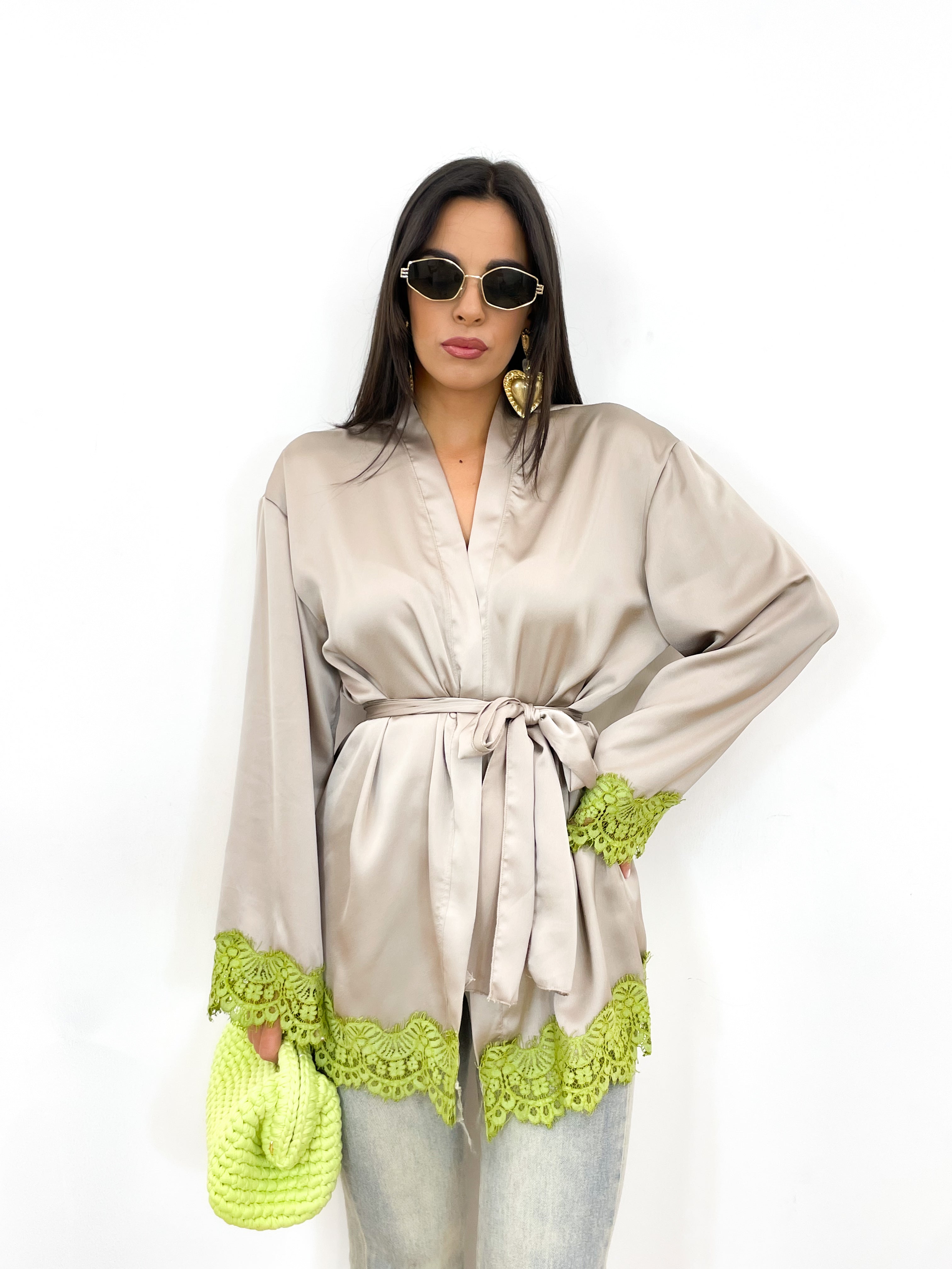 Kimono tortora SUBLIME