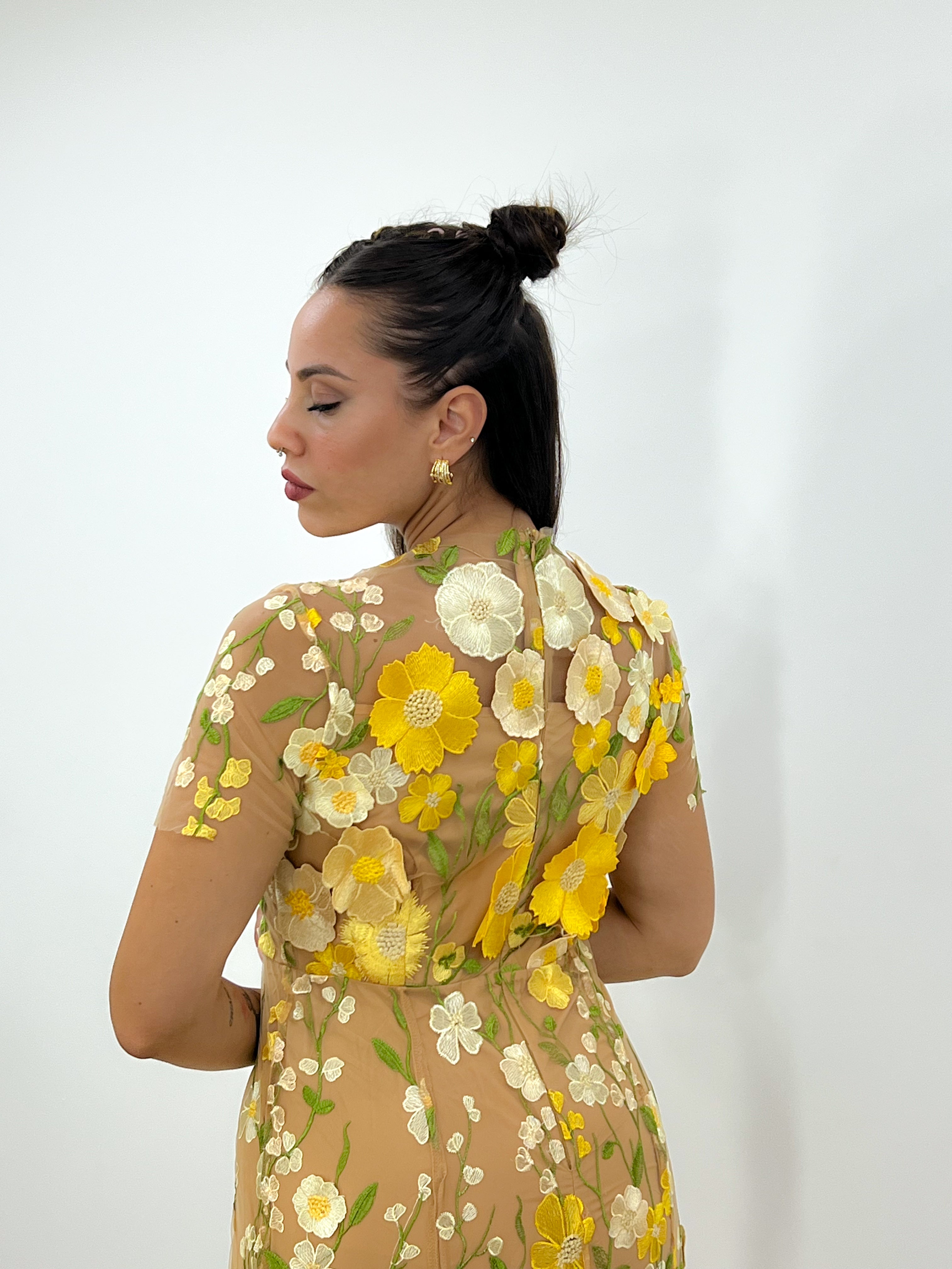 Abito Flower GIALLO
