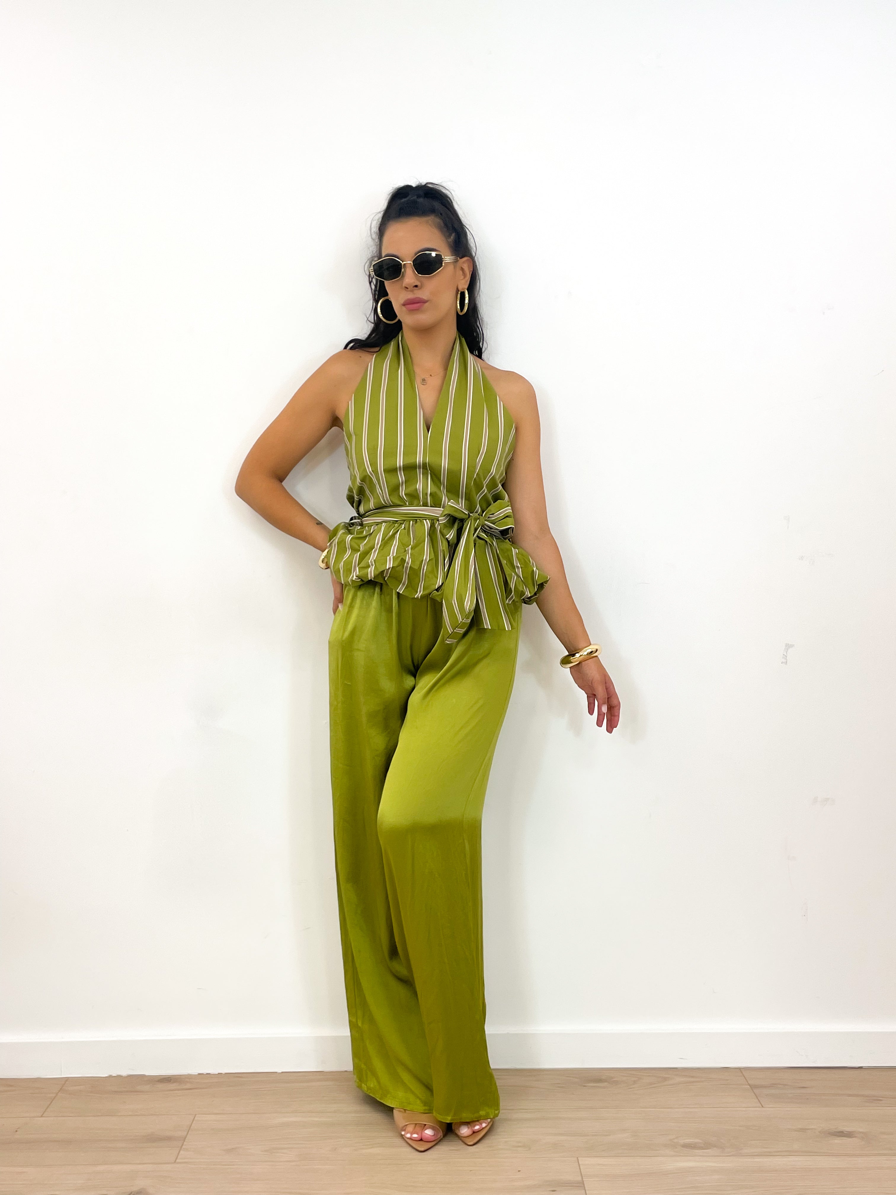 Pantalone TROPEA verde acido