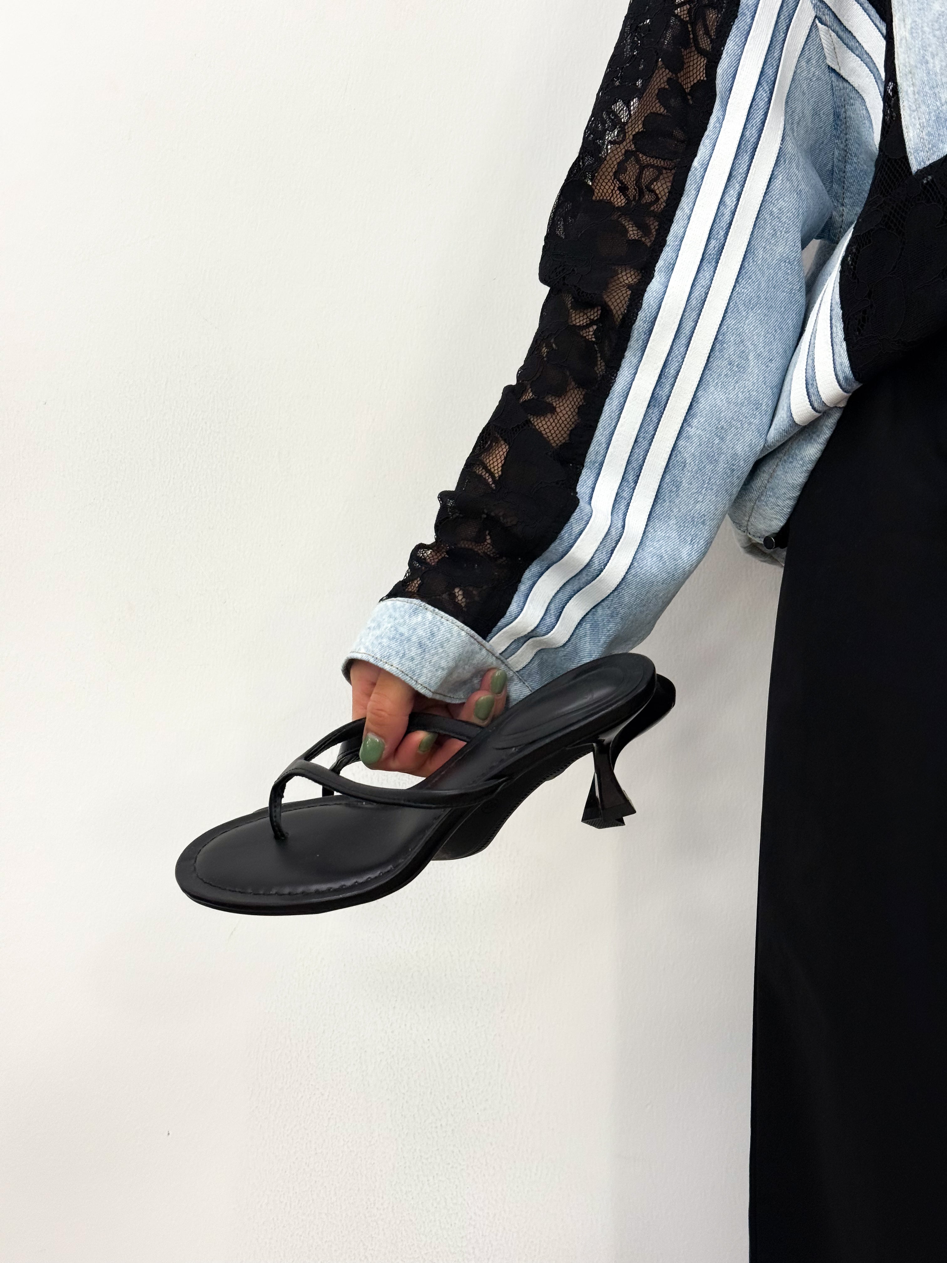 Sandali ecopelle ELSA nero