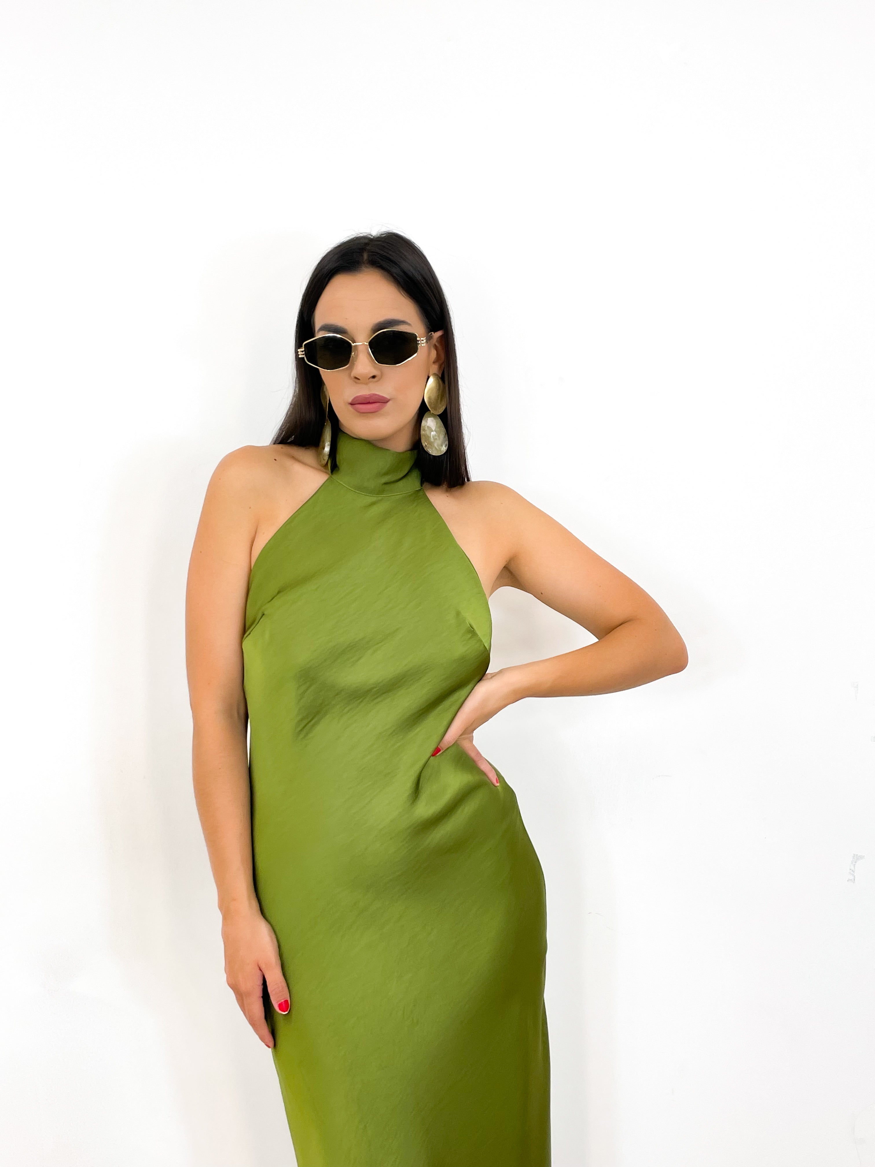 Abito DAMIGELLA CHIC verde acido