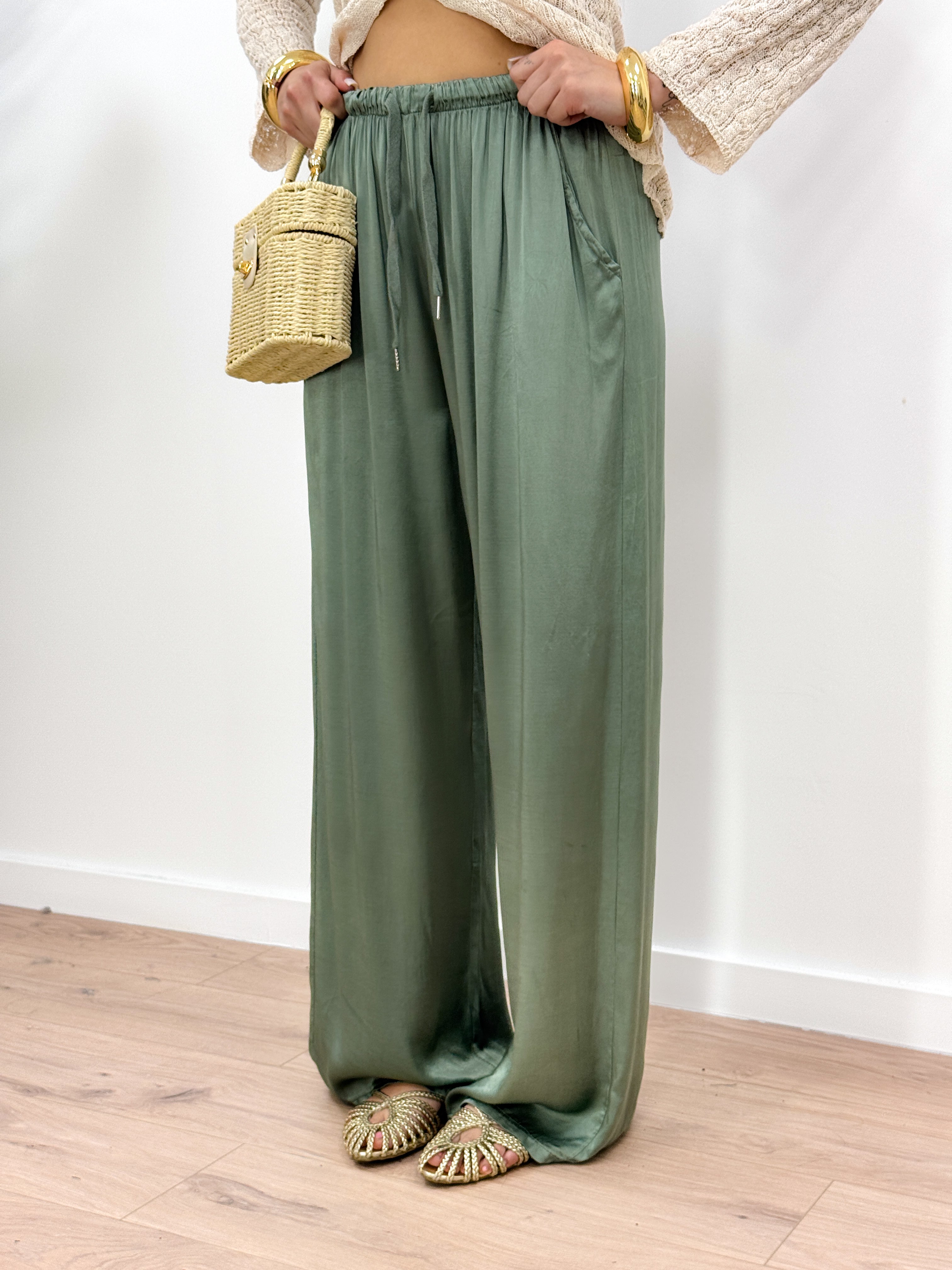 Pantalone Tropea VERDE MENTA