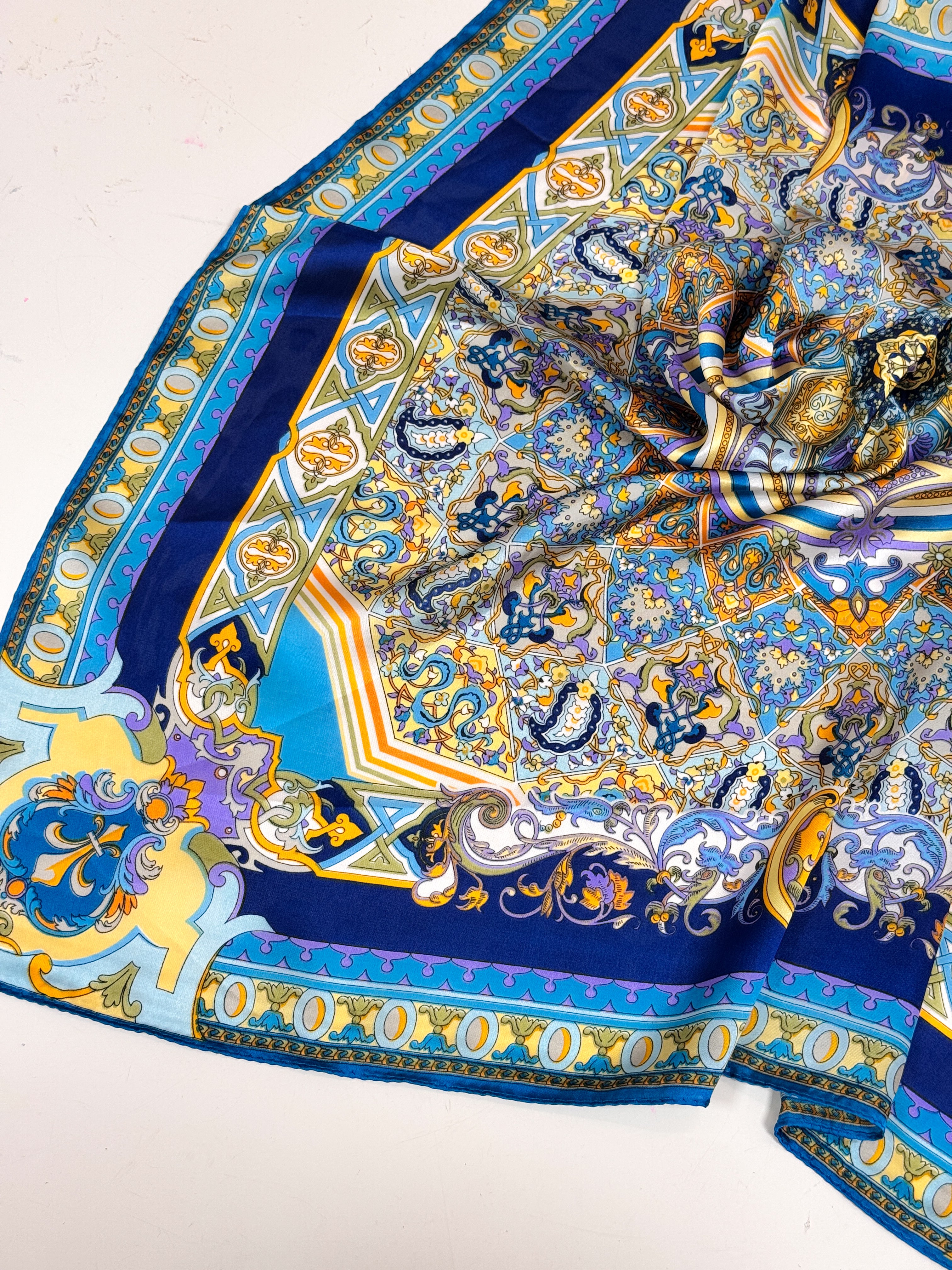 Foulard TURCHESE/LILLA