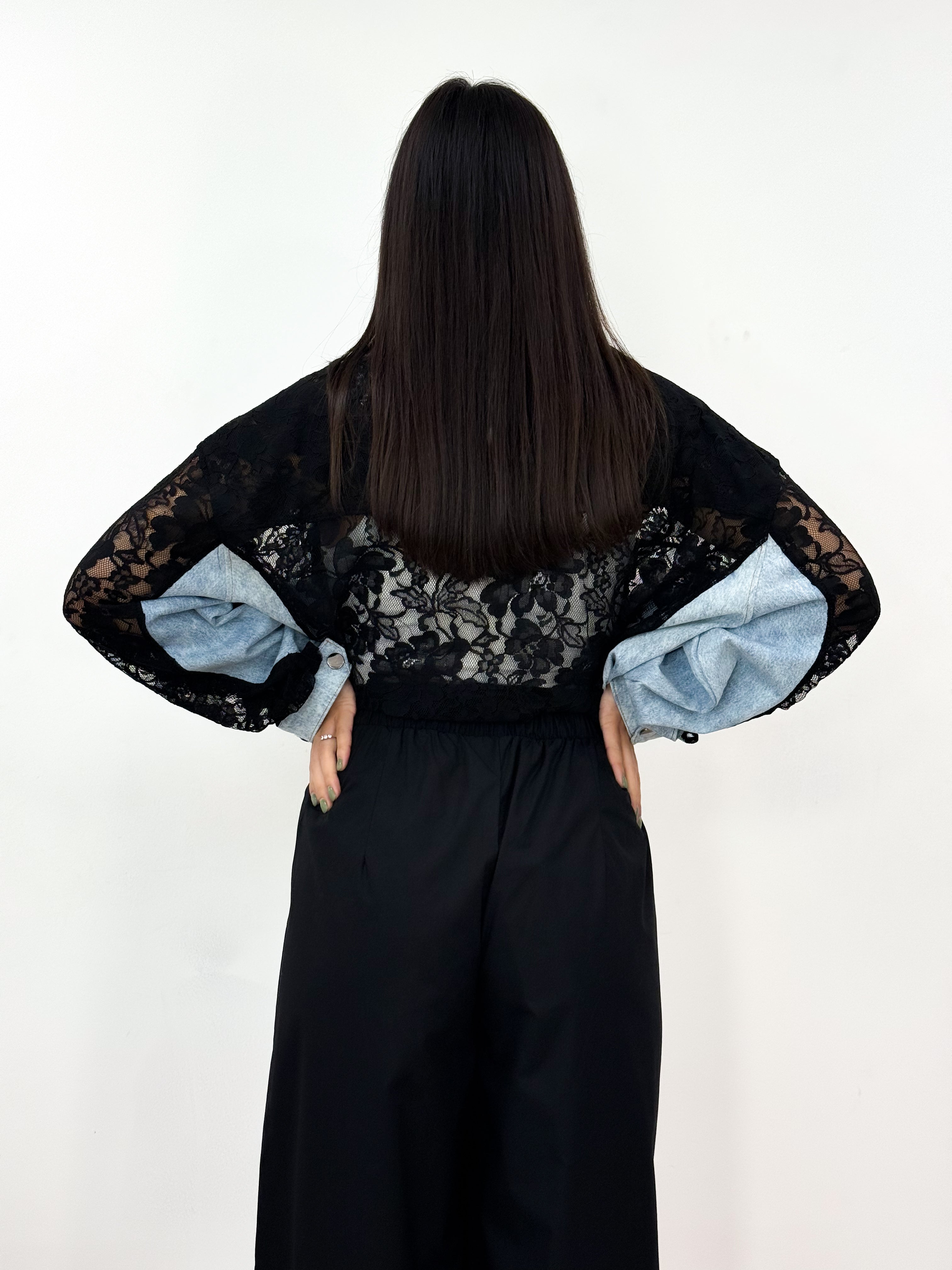 Pantalone LACE nero
