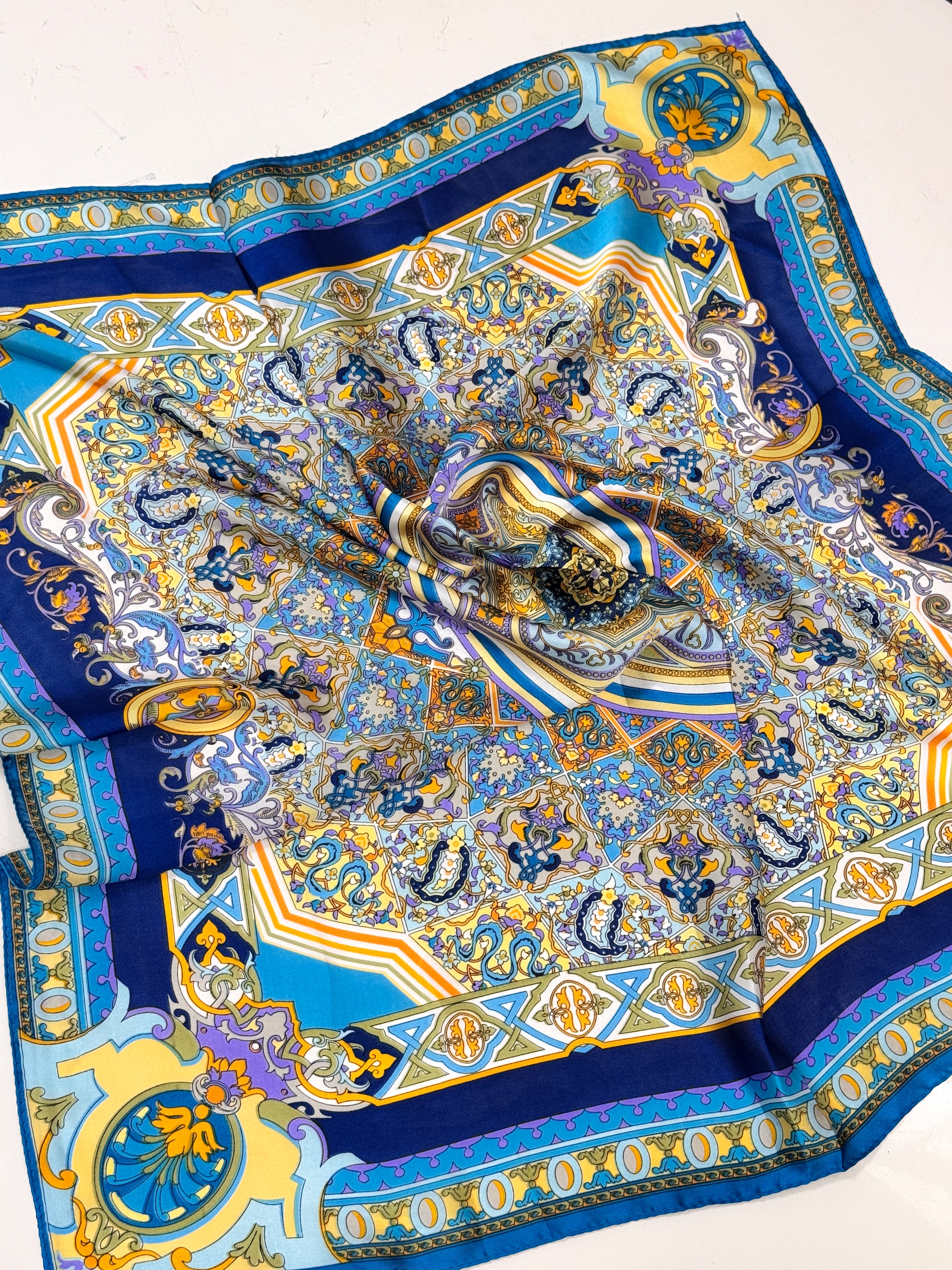 Foulard TURCHESE/LILLA