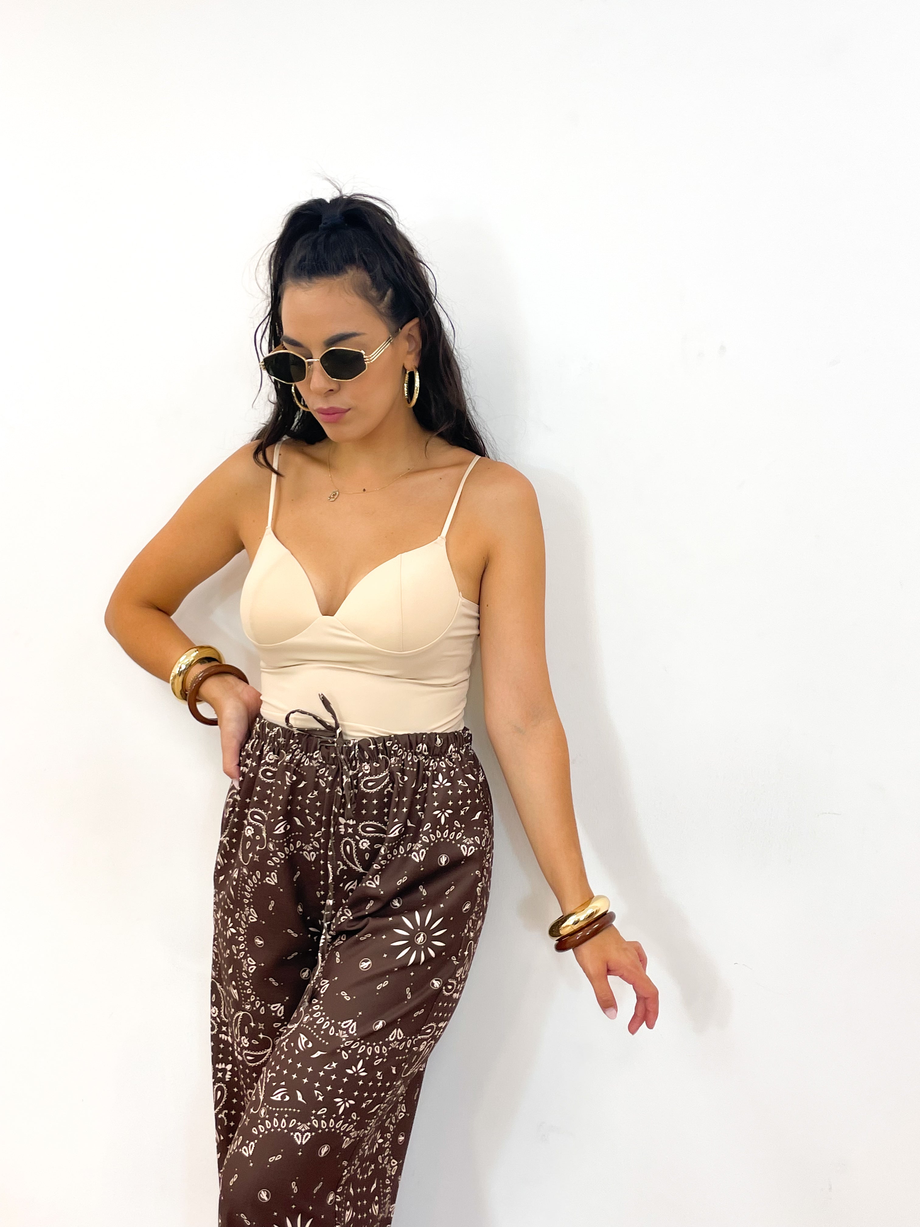 Pantalone BANDANA marrone