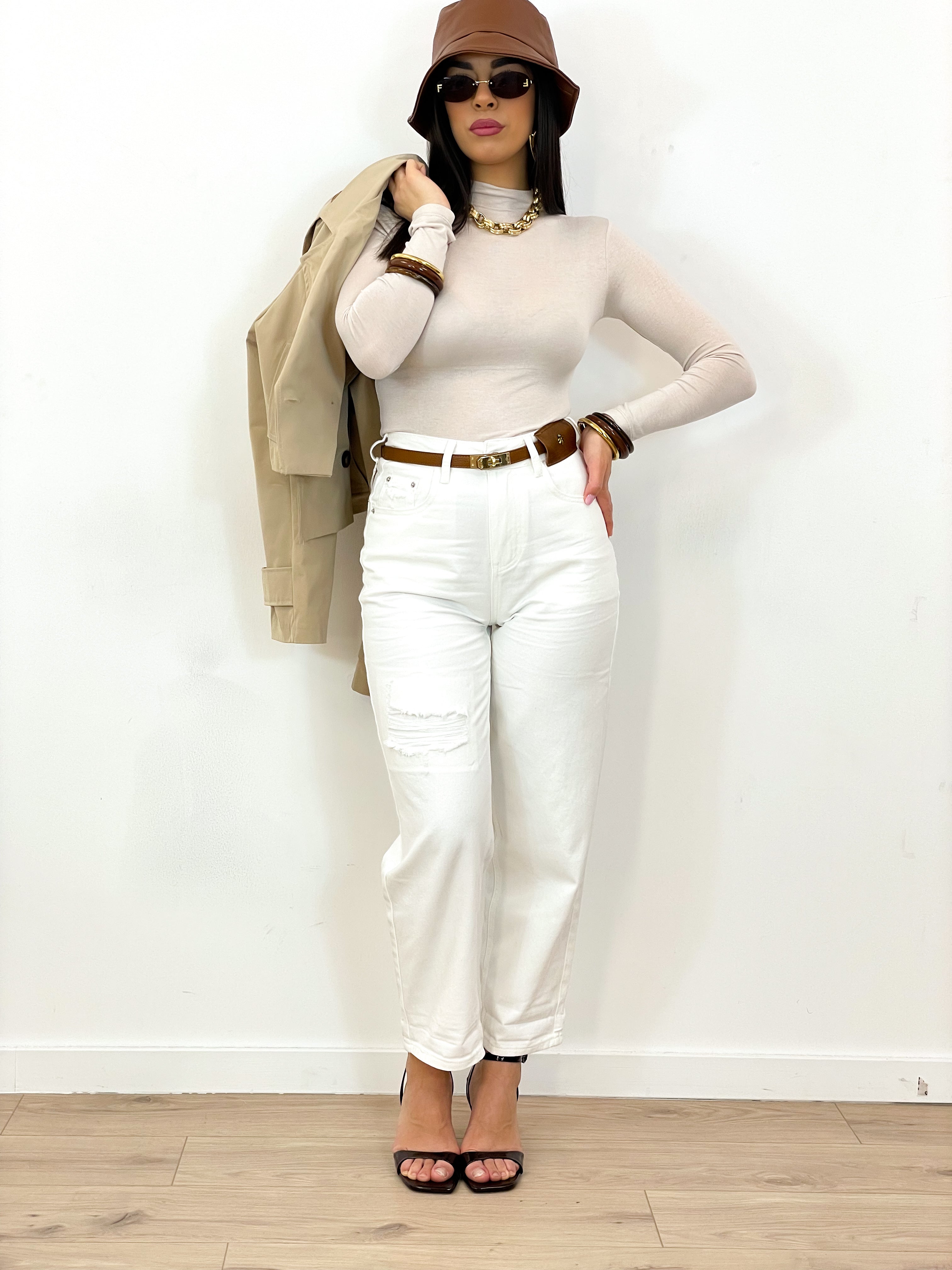 Jeans 58016 Bianco