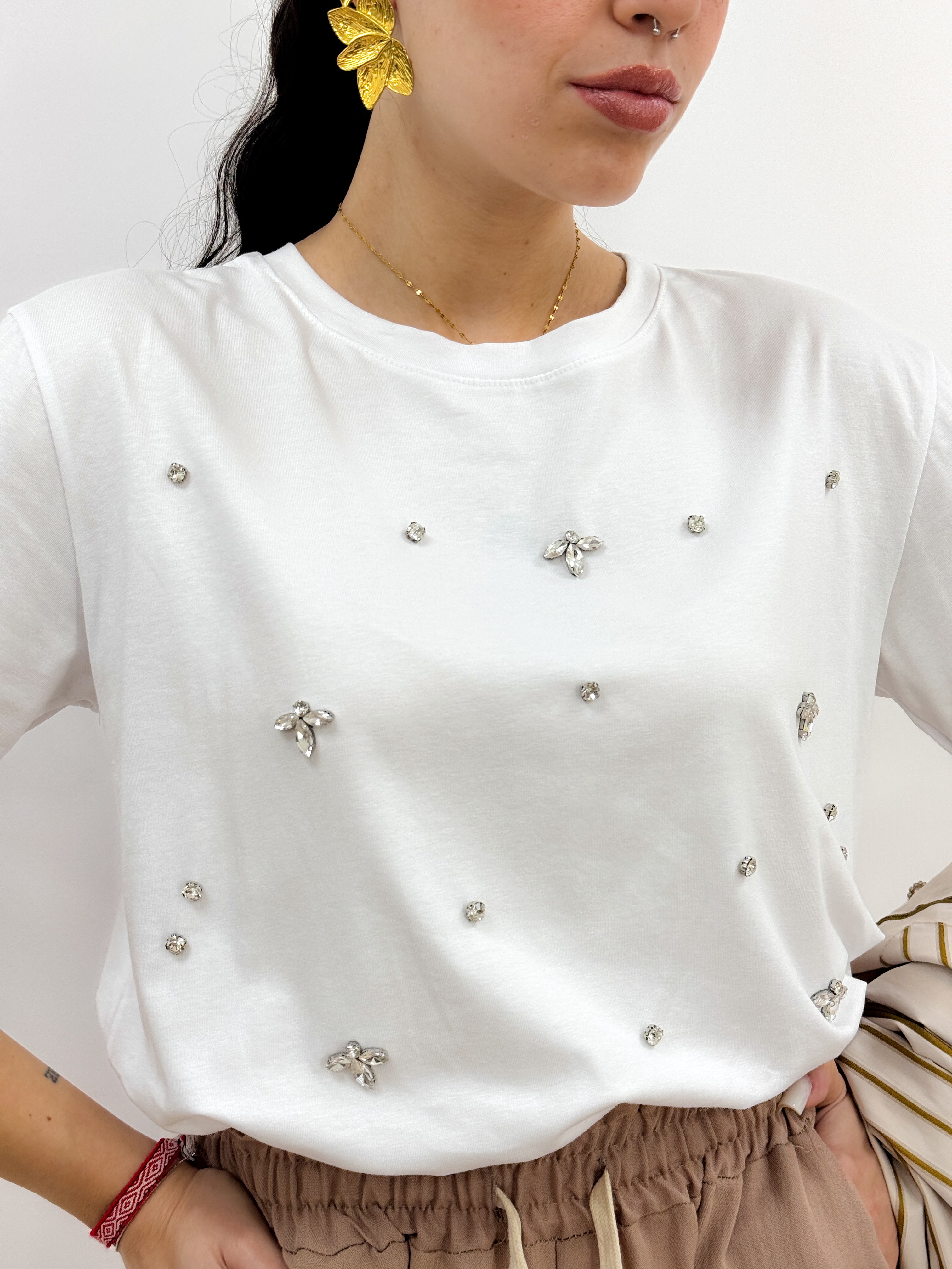 T-Shirt Diamond BIANCO