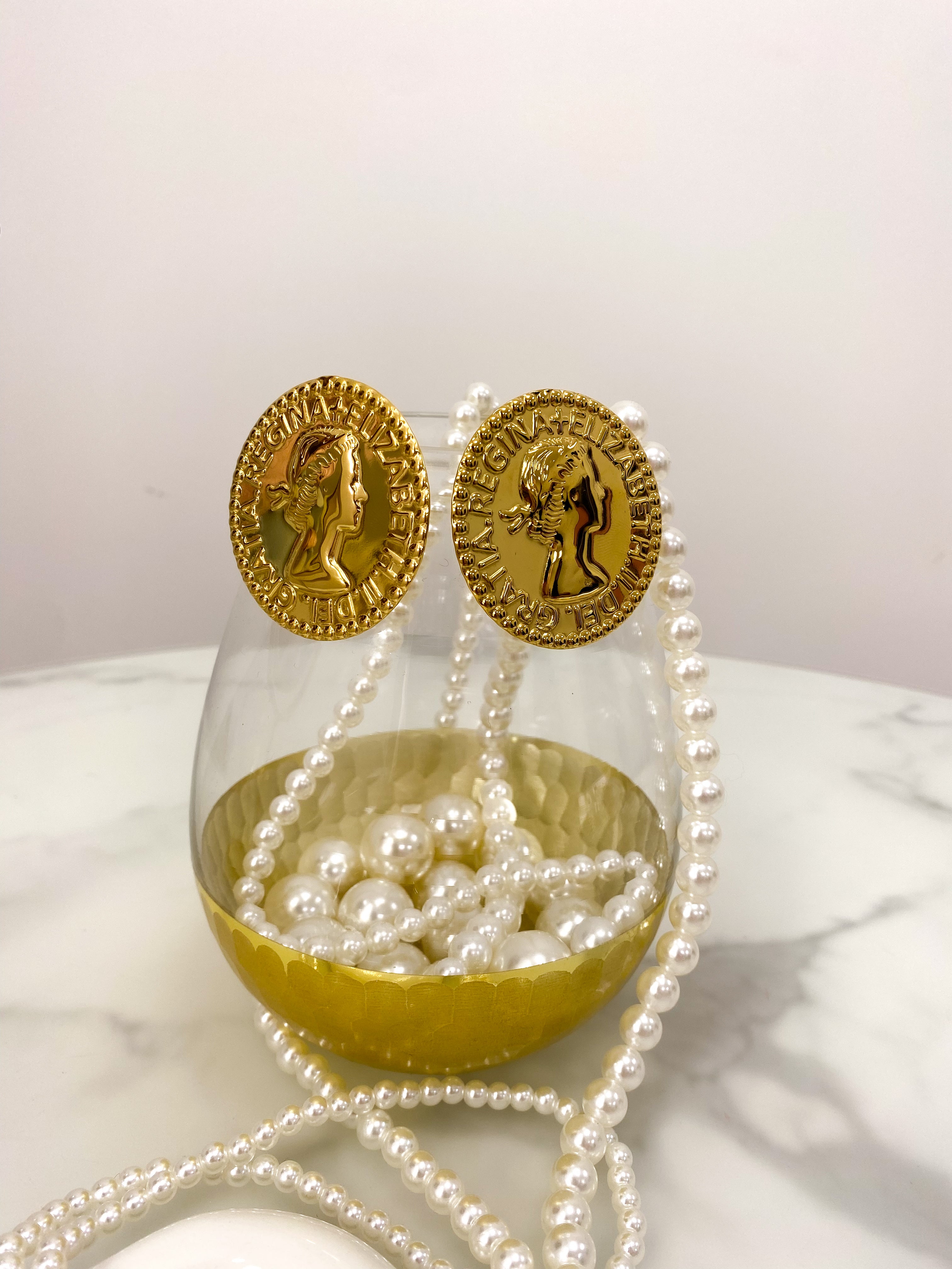 Orecchini Moneta Grandi