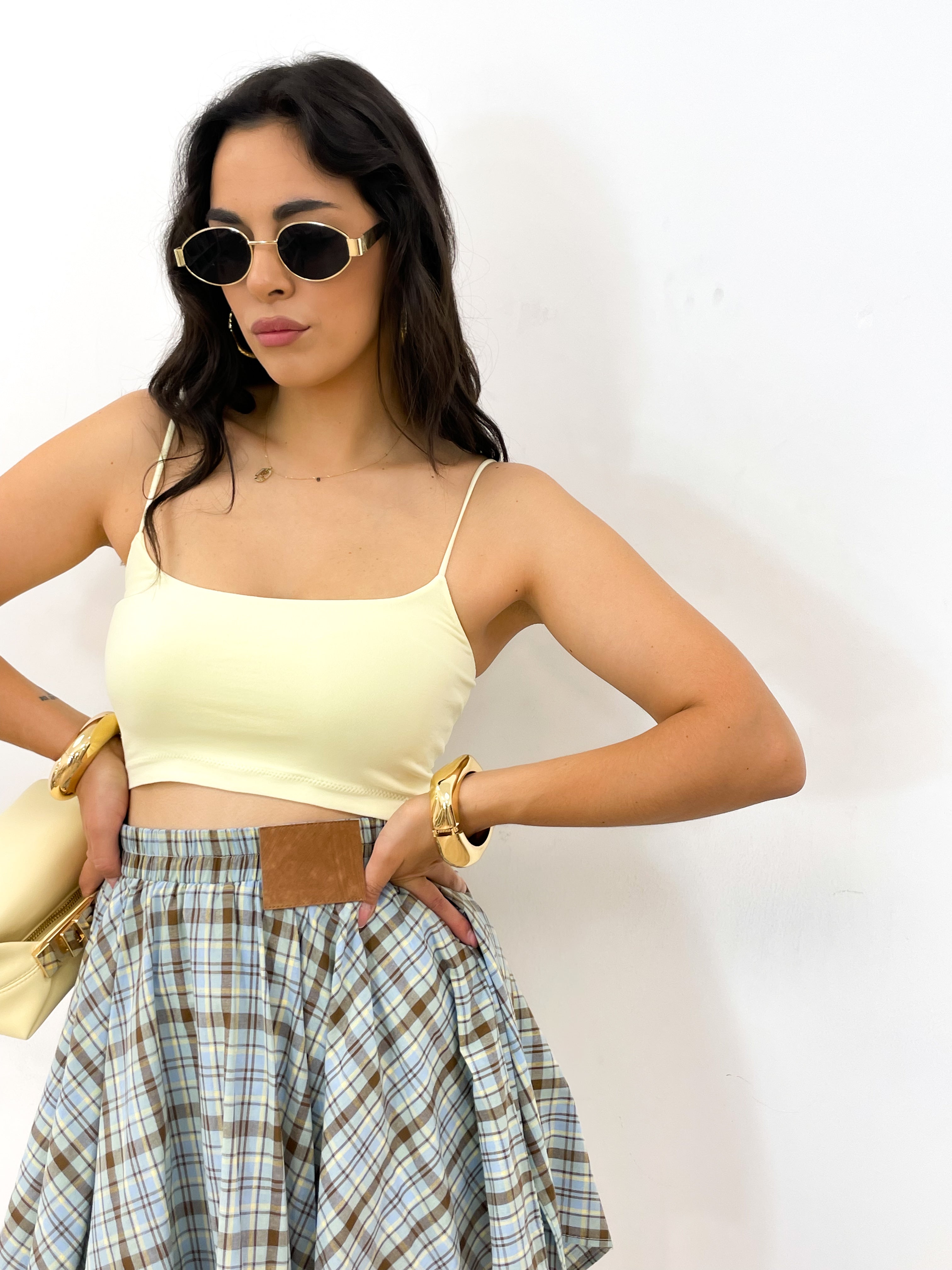Top crop giallo