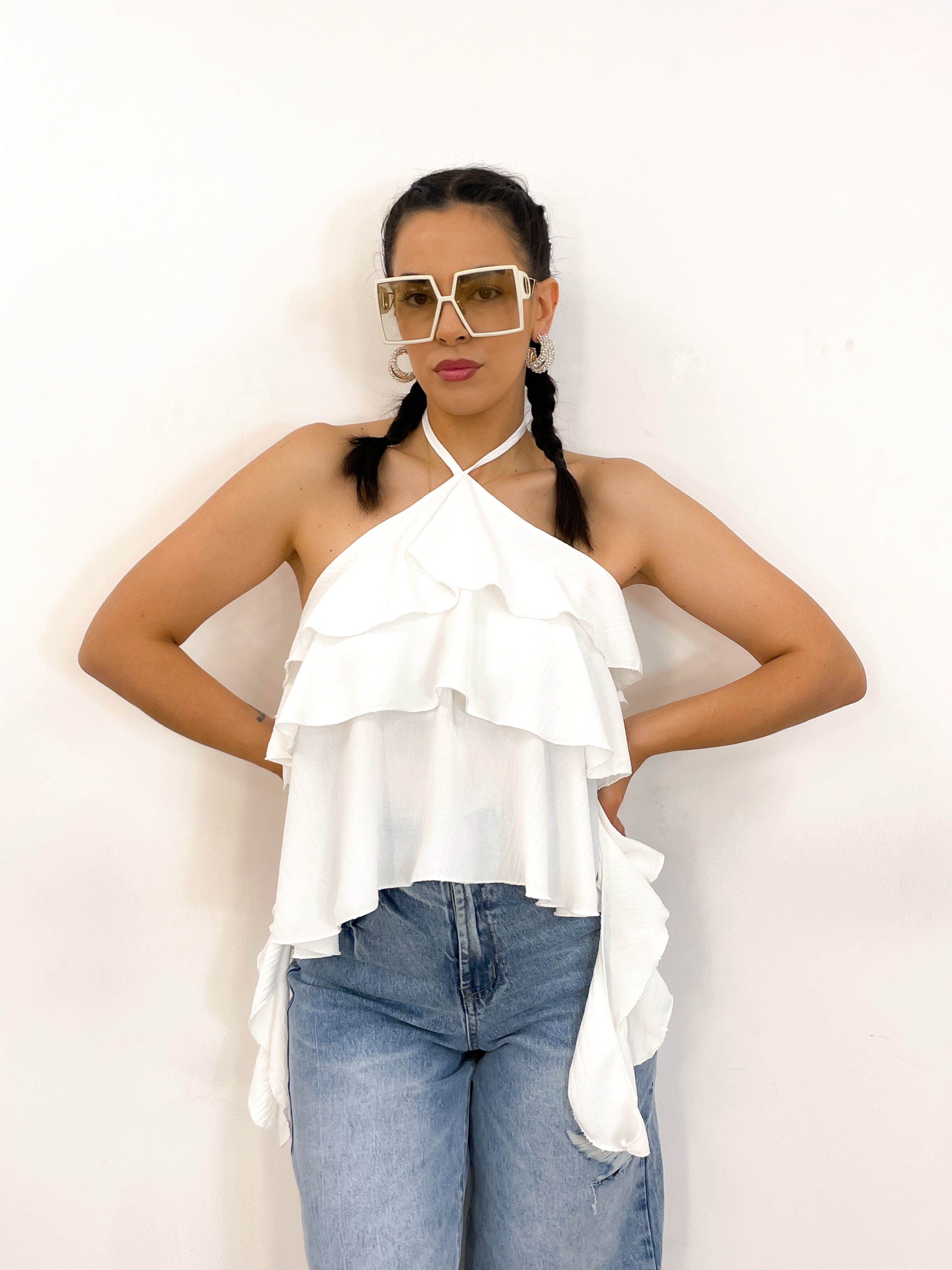 Top CECILY bianco