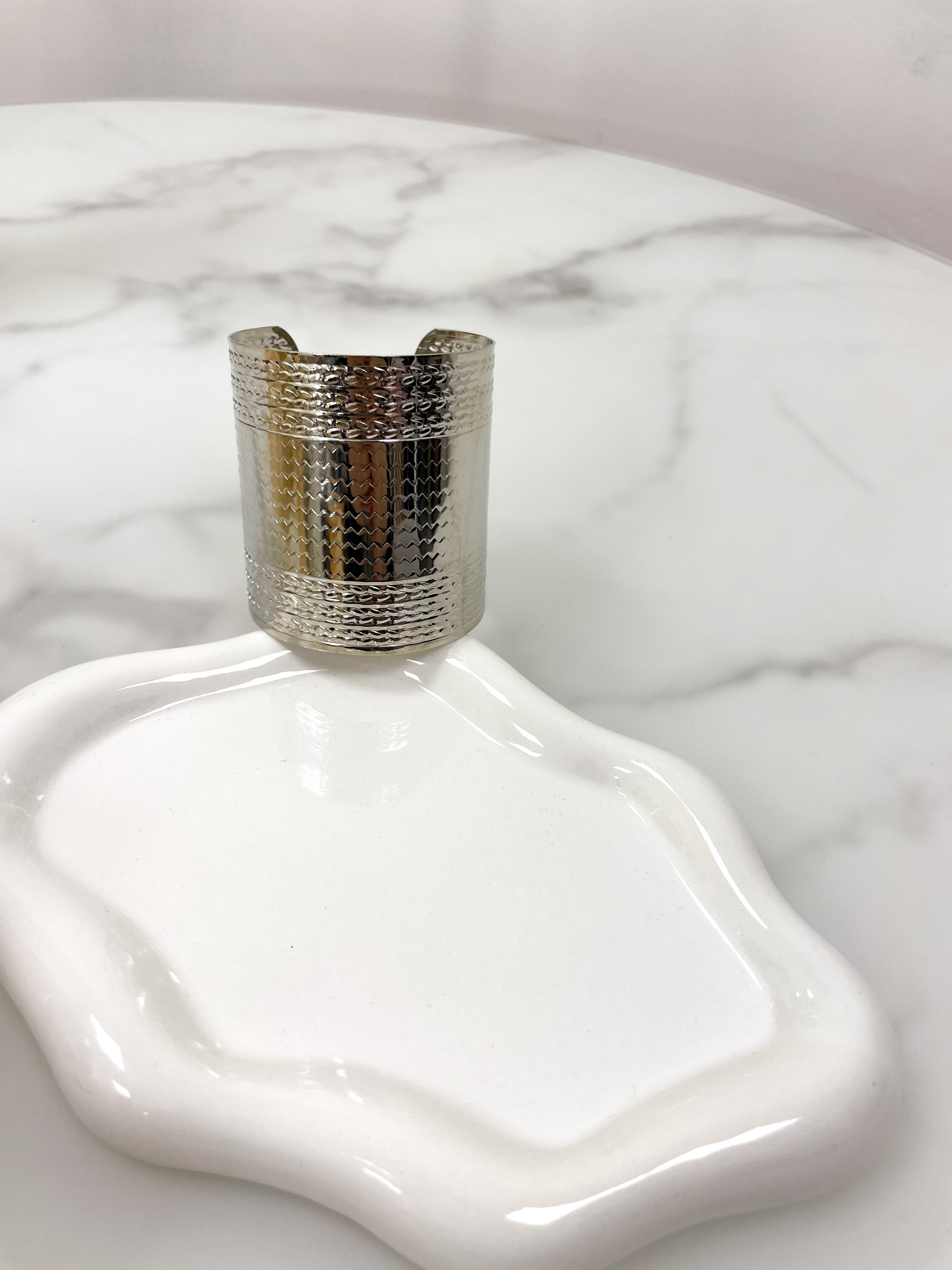 Bracciale Schiava Punti Argento