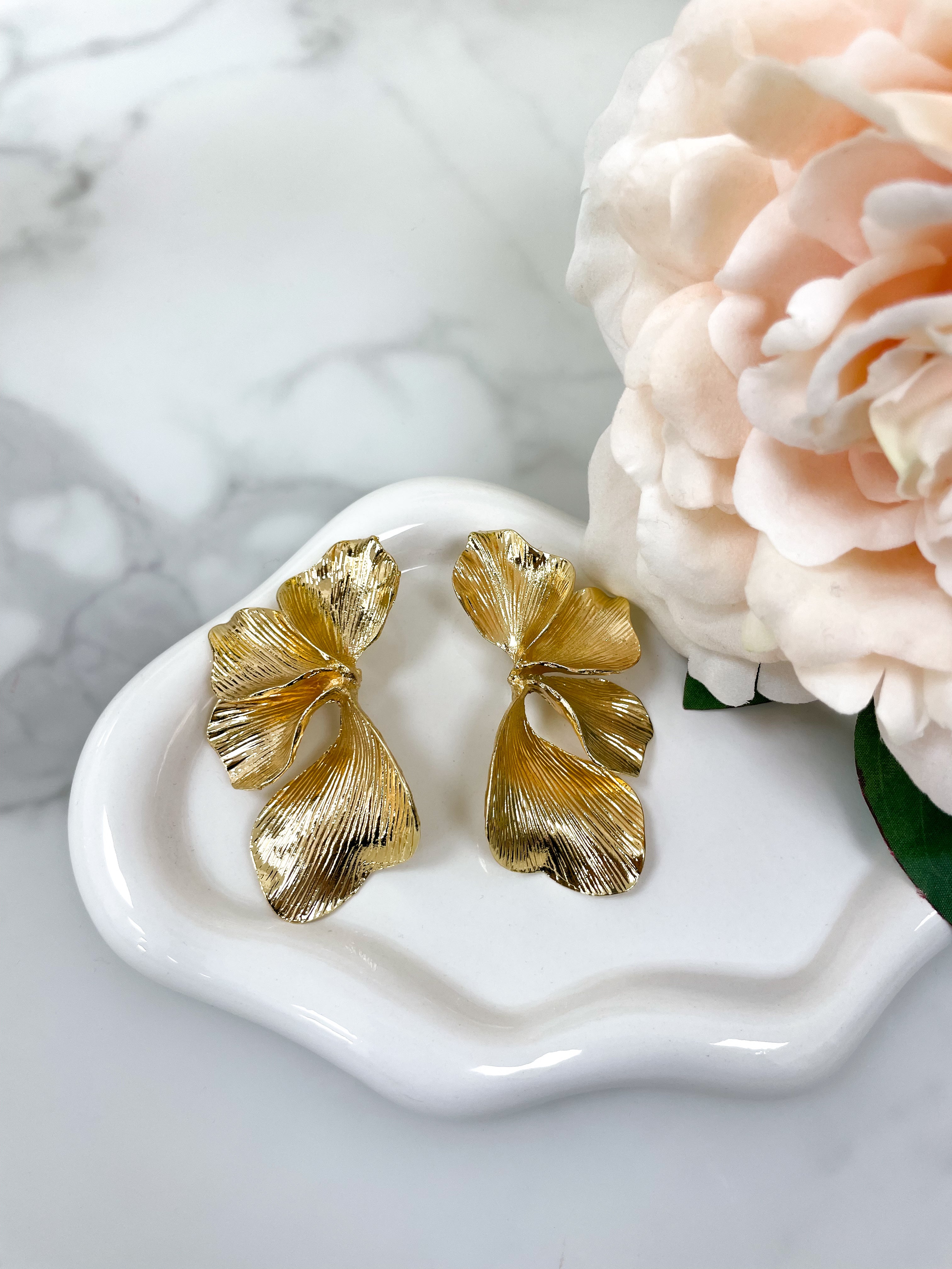 Orecchini Round-Square Oro