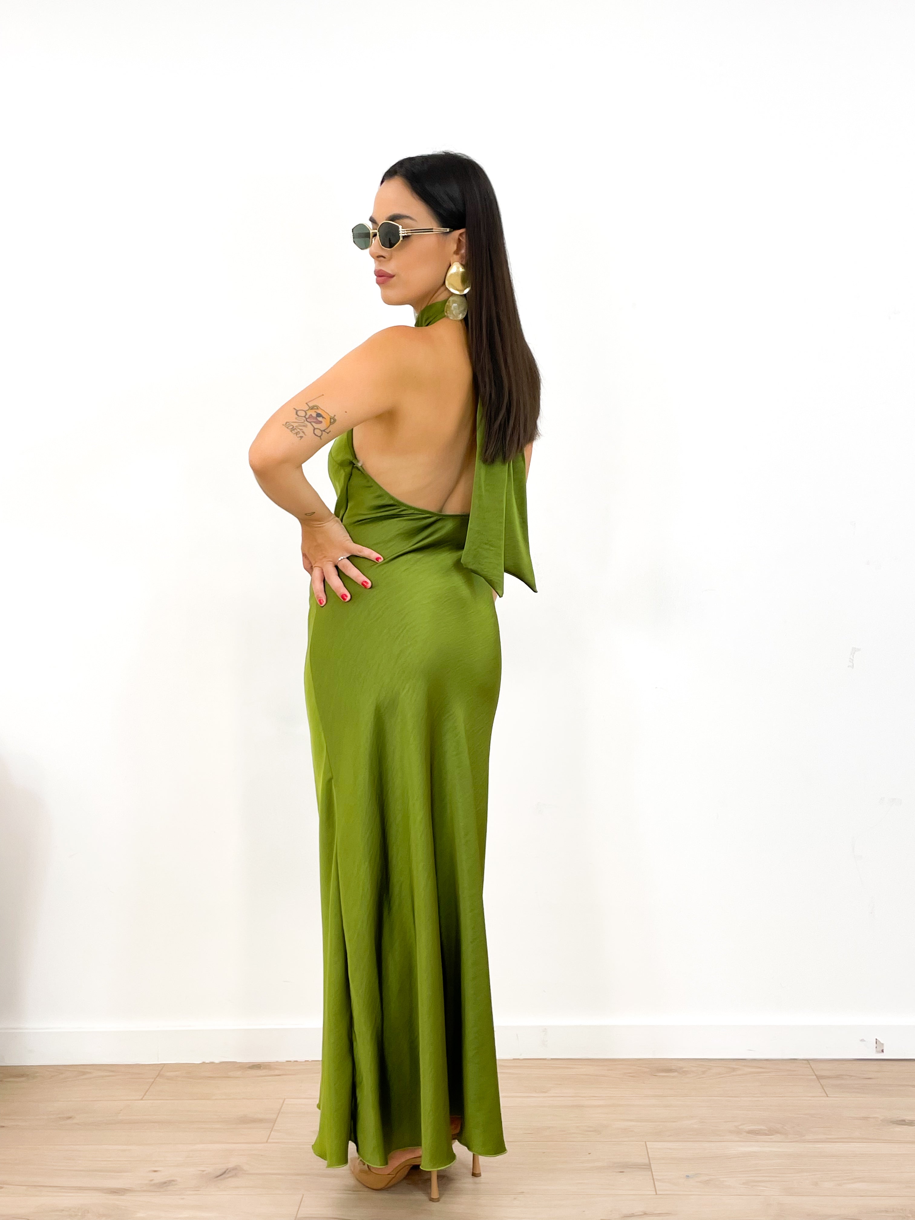 Abito DAMIGELLA CHIC verde acido