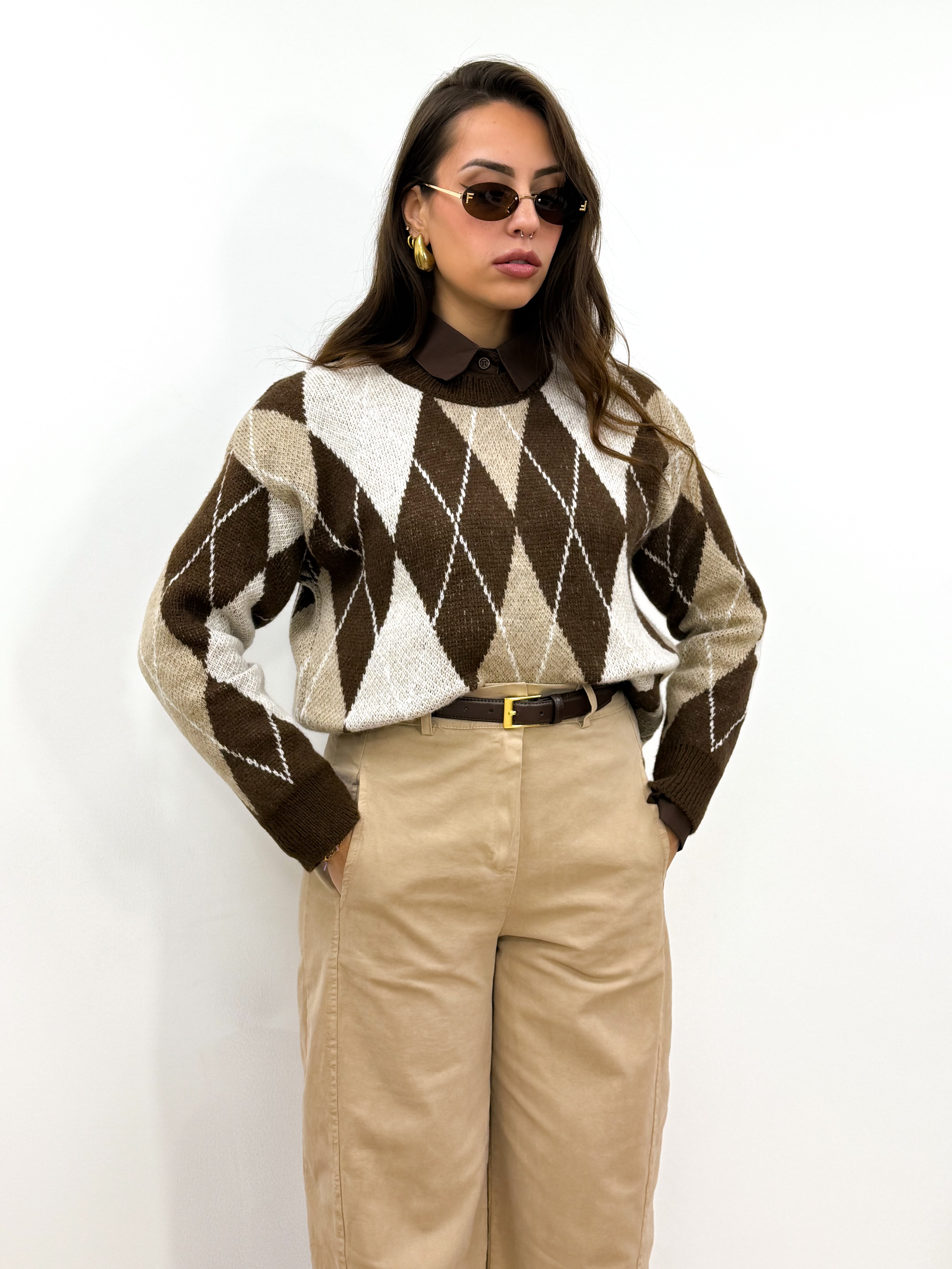 Maglione Elitè Marrone