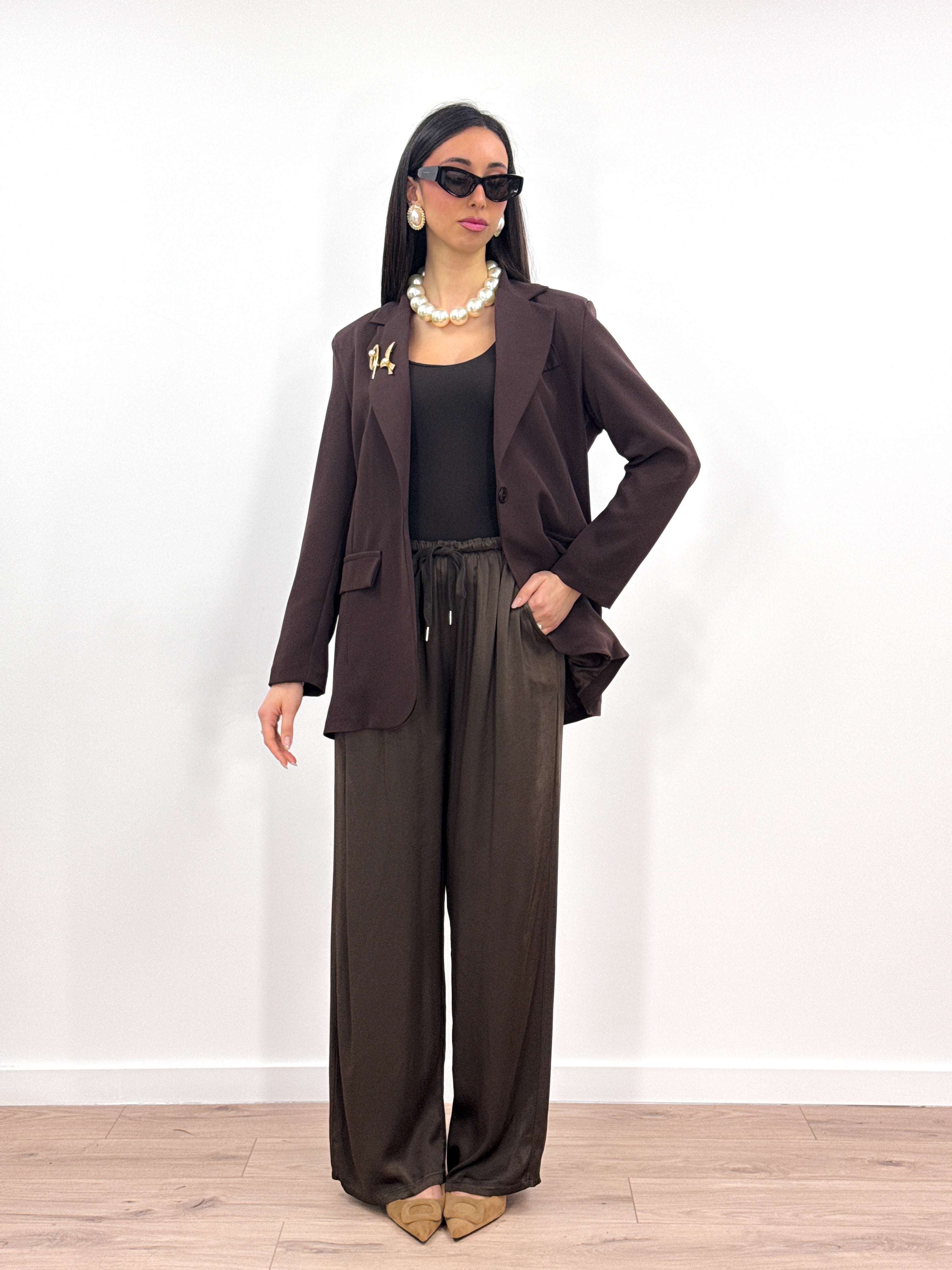 Pantalone Tropea MARRONE