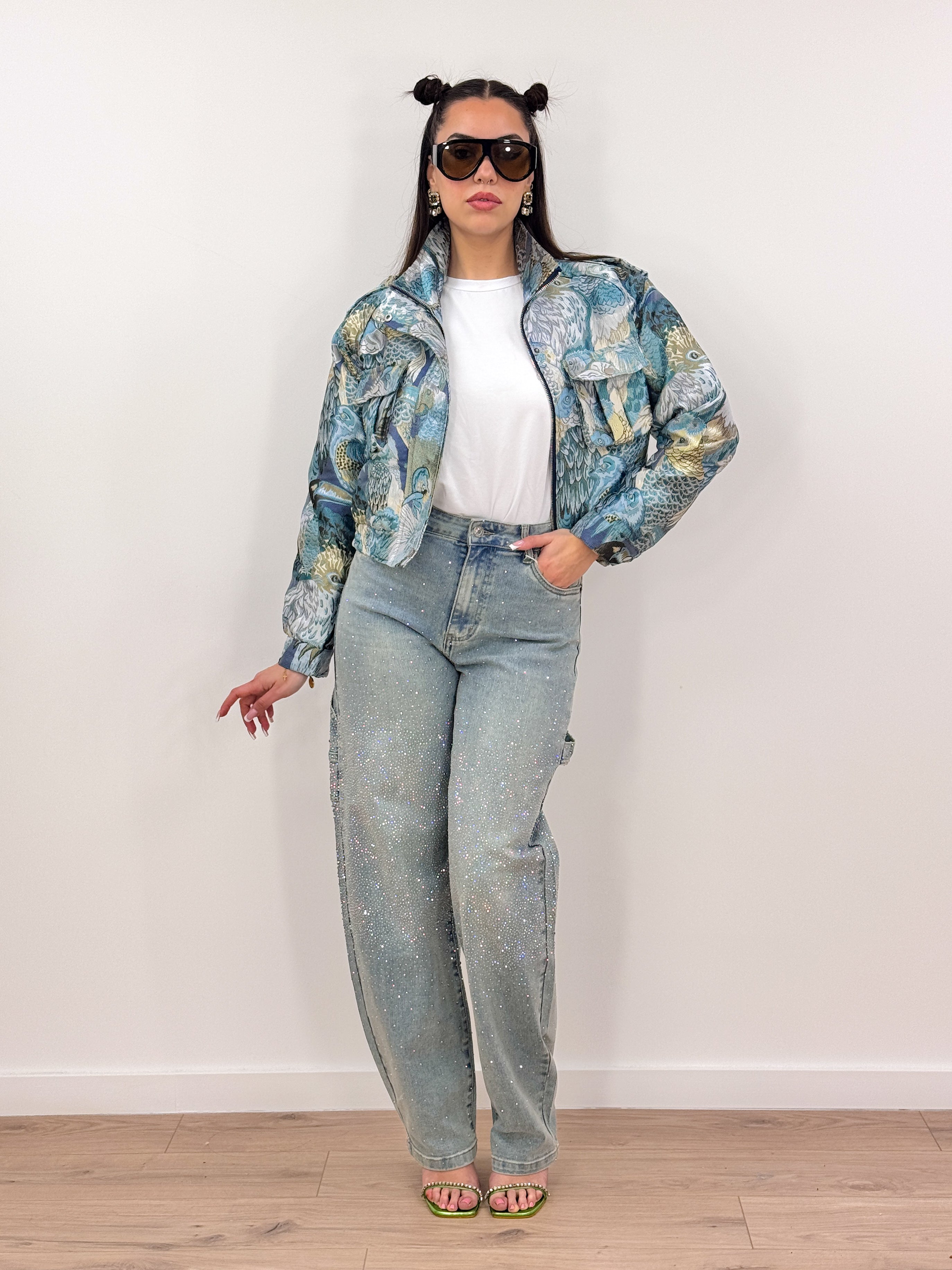 Jeans 8827 Balloon Strass