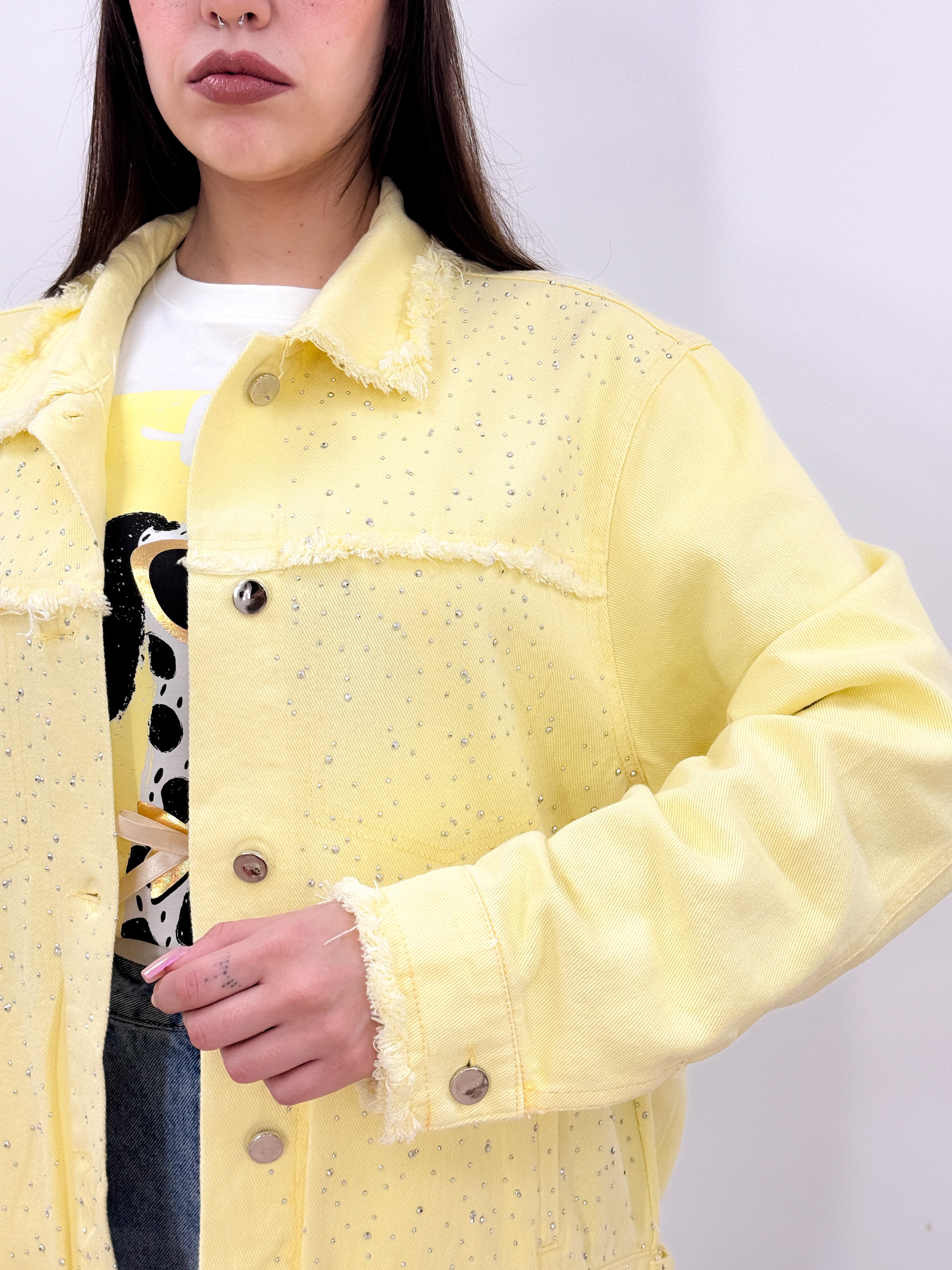 Giacca Denim GIALLO