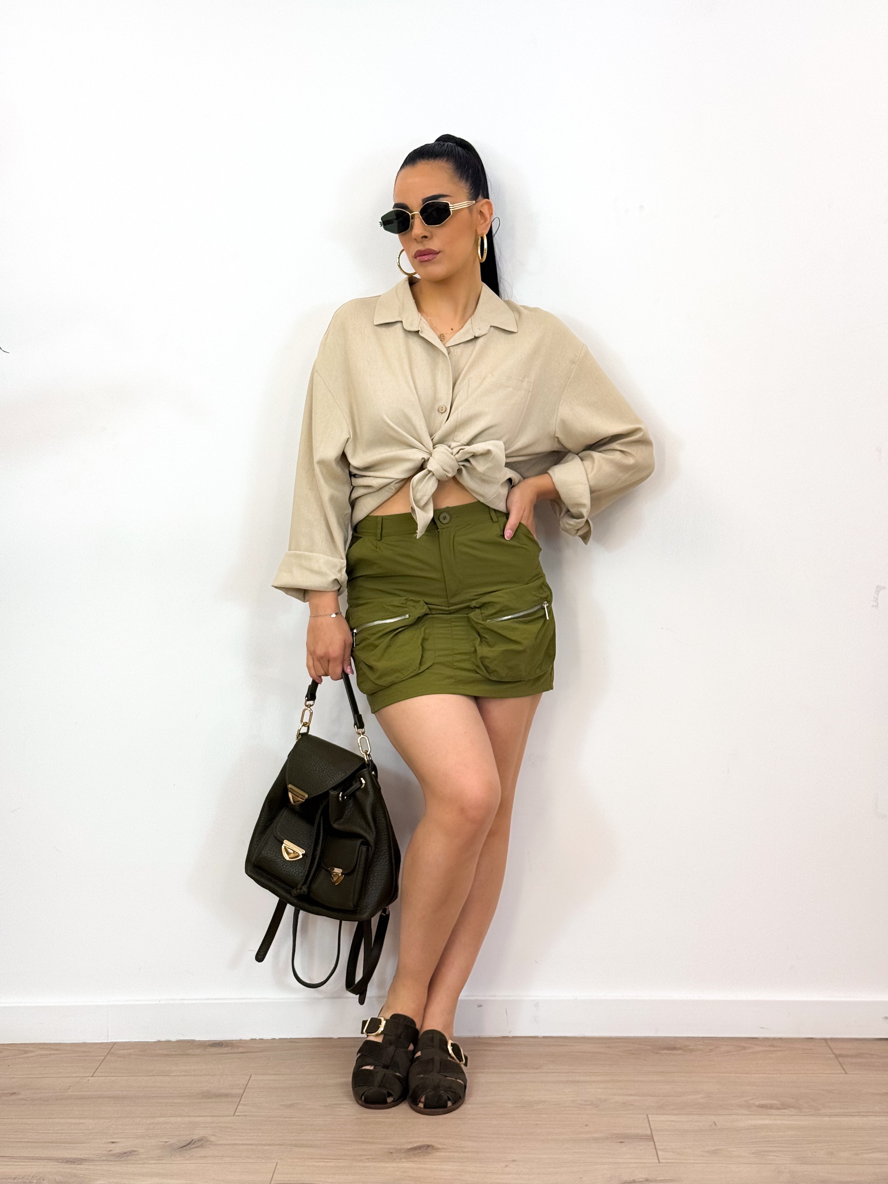 Pantagonna cargo verde militare