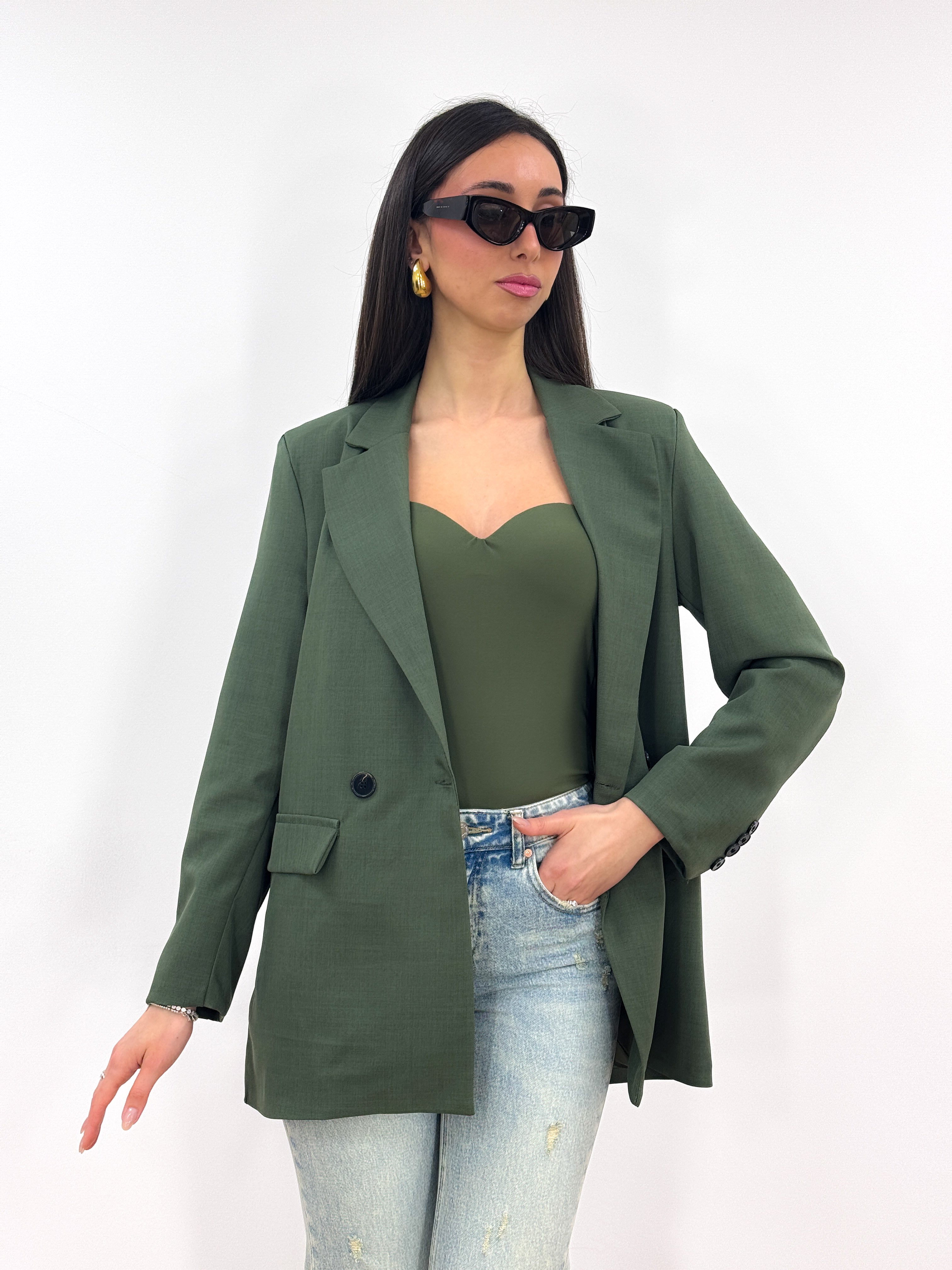Giacca Alice Doppiopetto VERDE M.