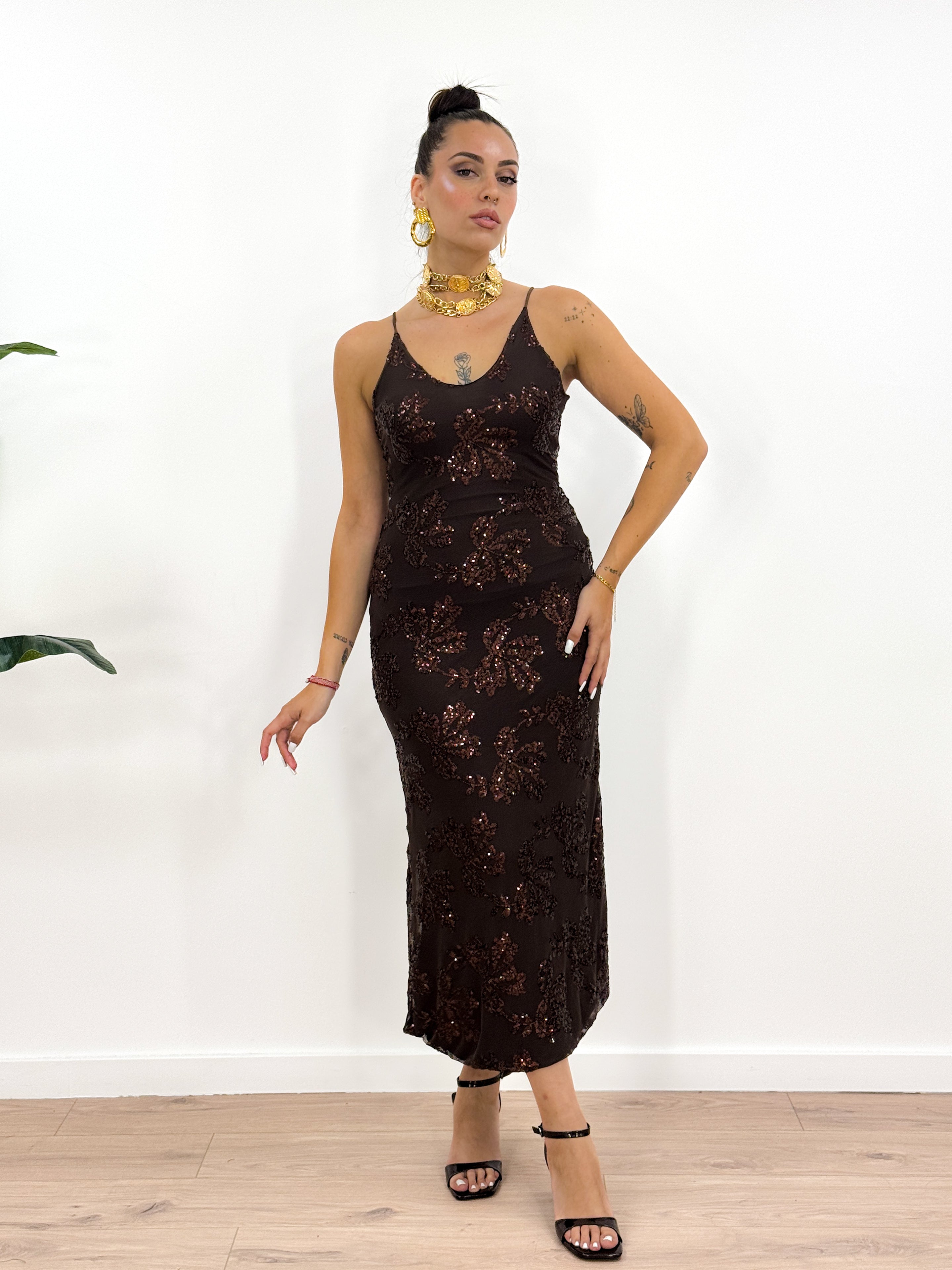 Abito Thai MARRONE
