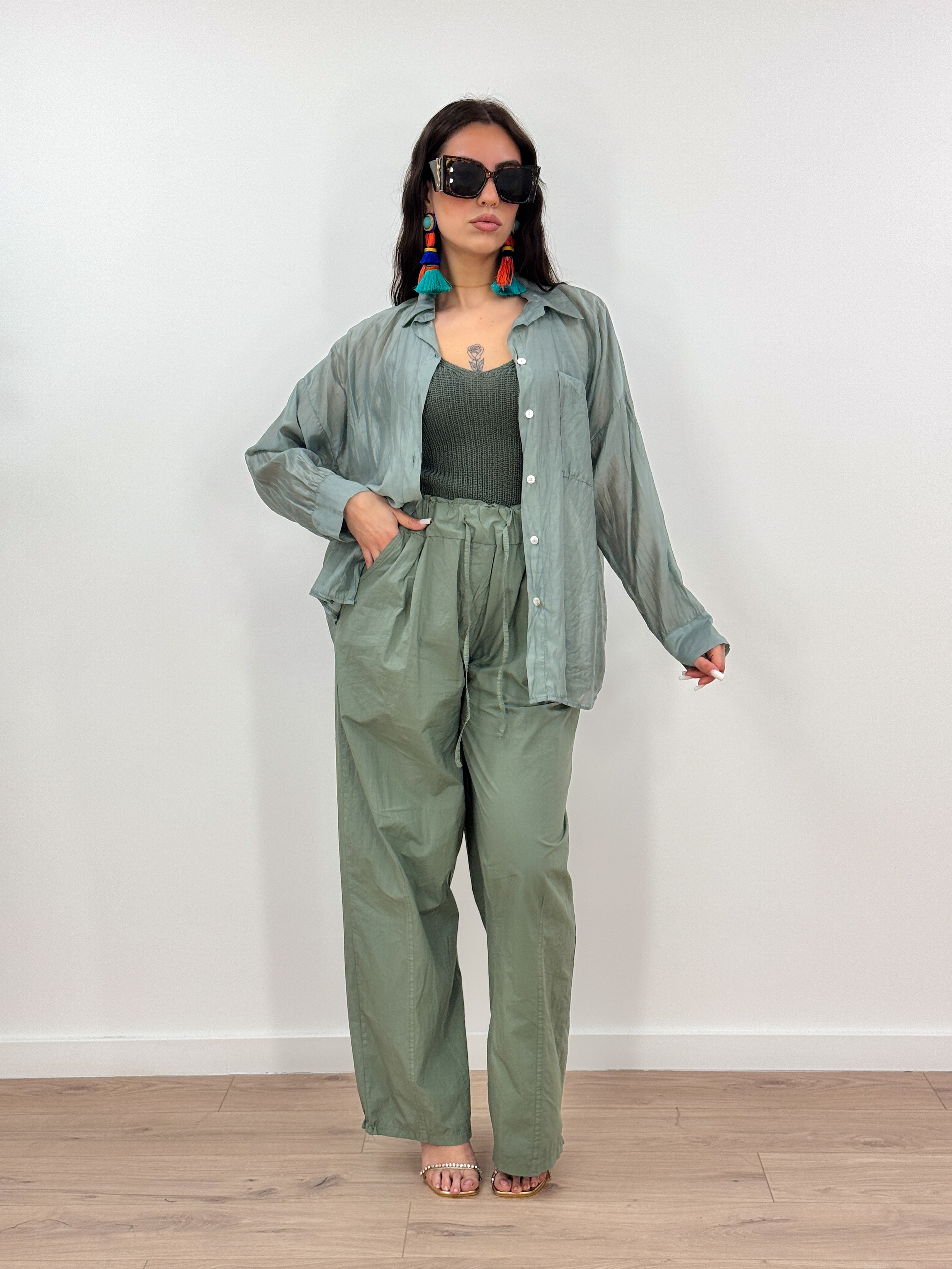 Pantalone Nuvola VERDE M.