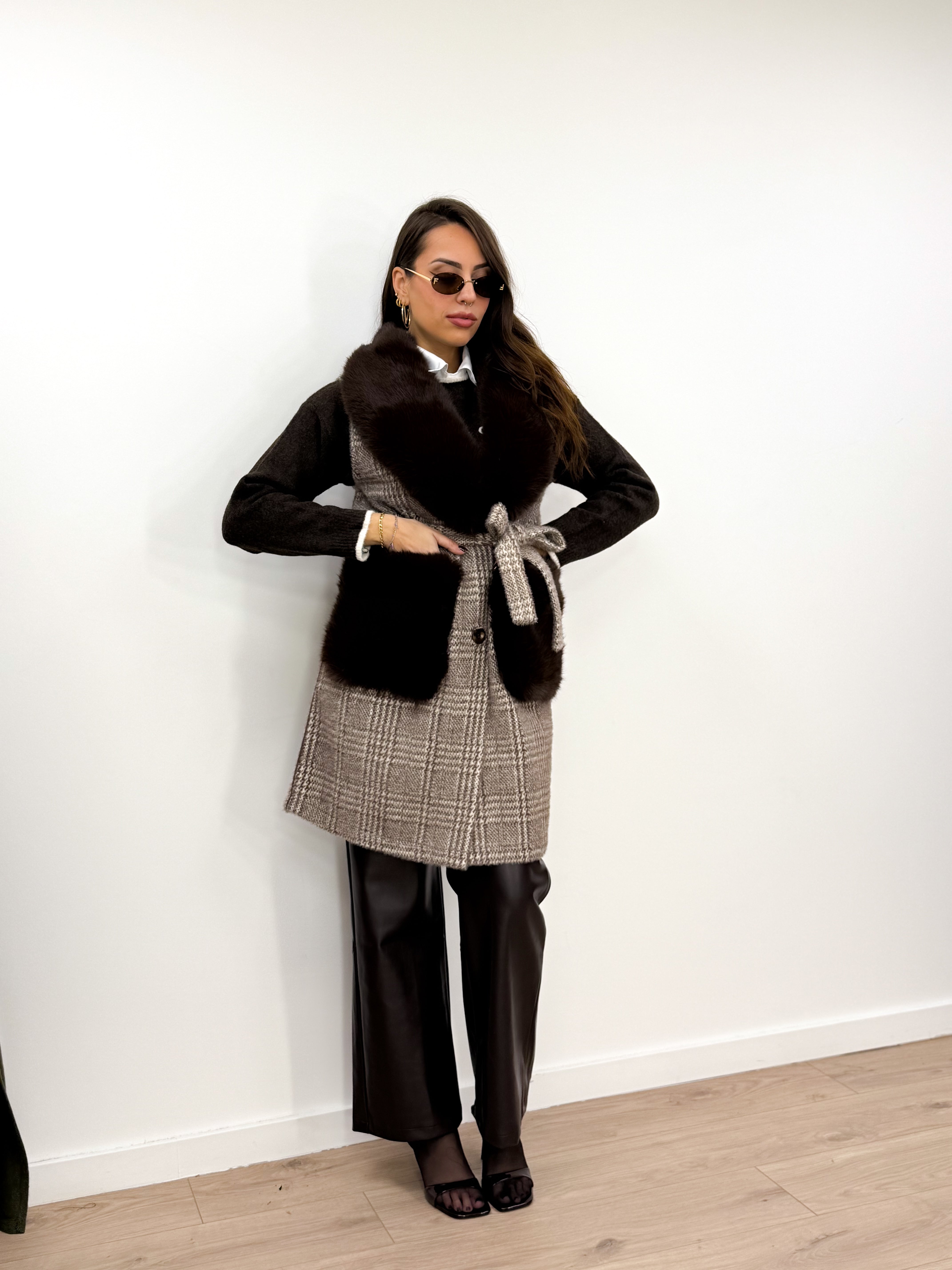 Gilet Dorian Marrone