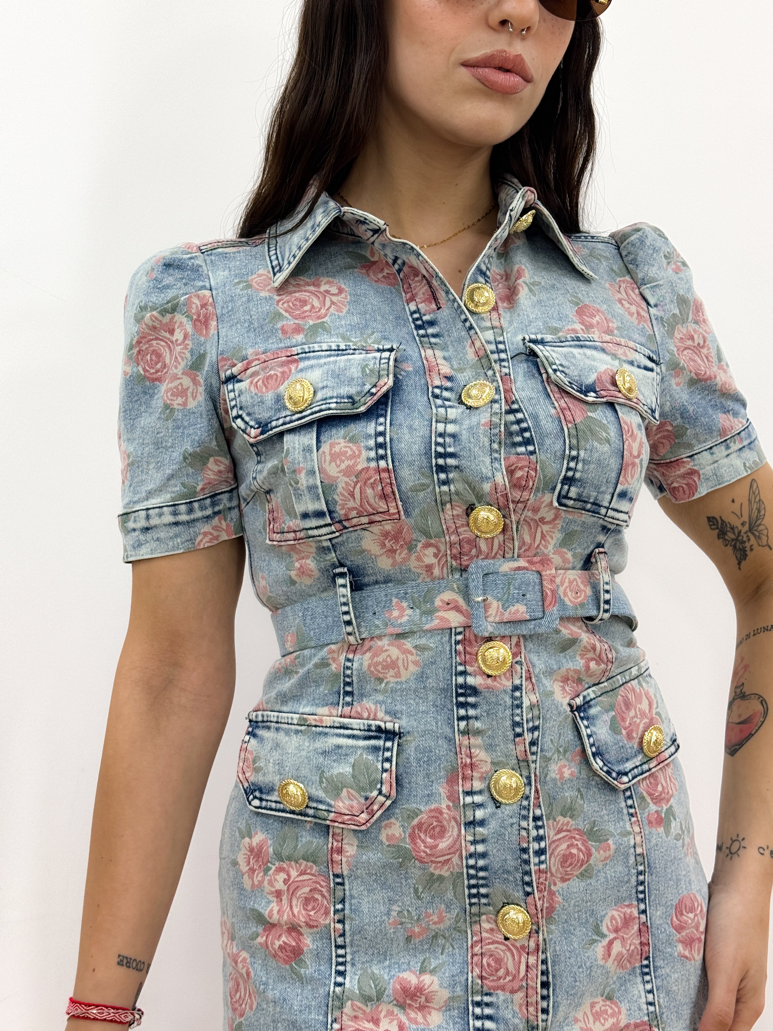 Abito Denim Rose