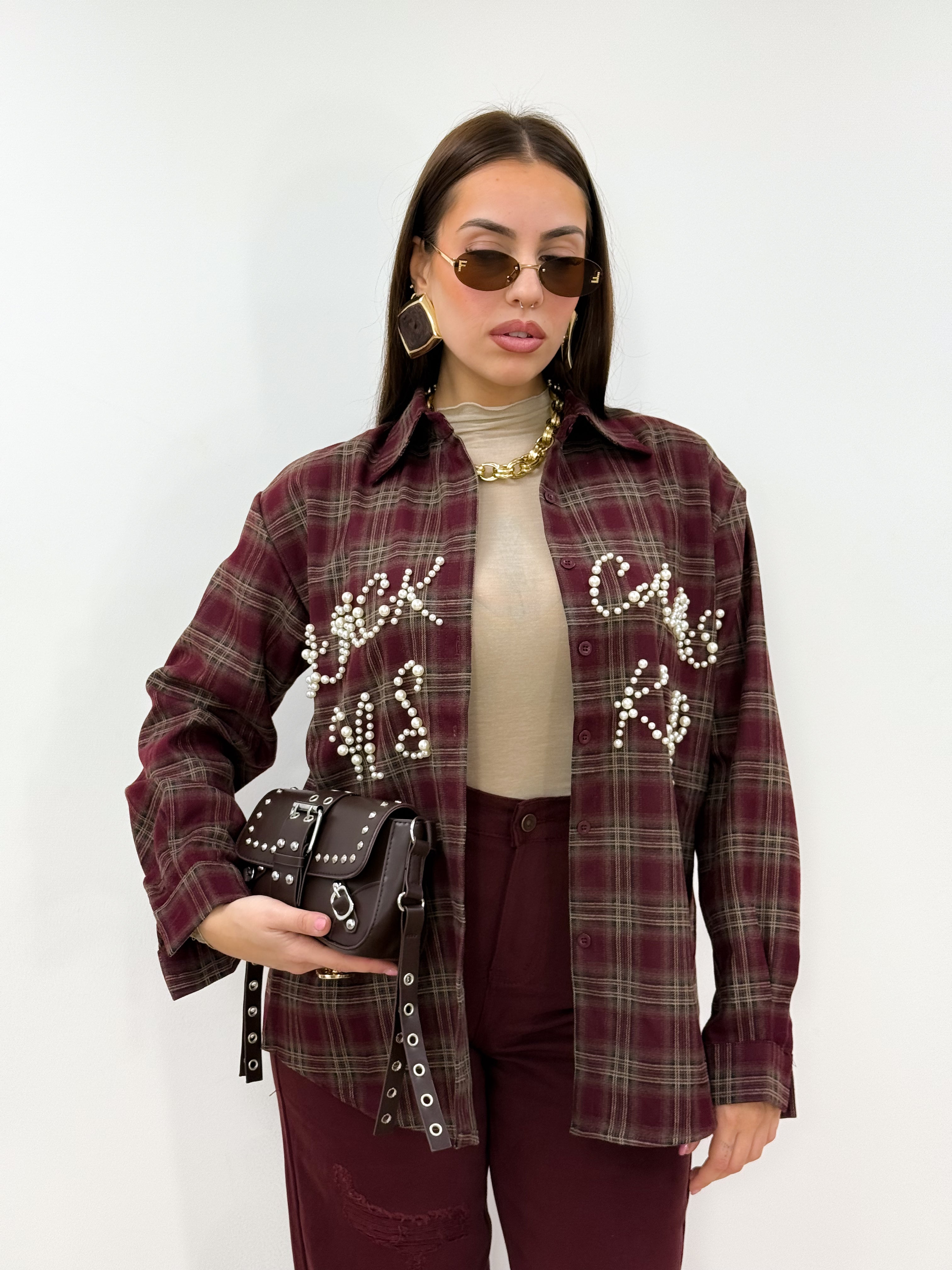 Camicia Touchè Bordeaux