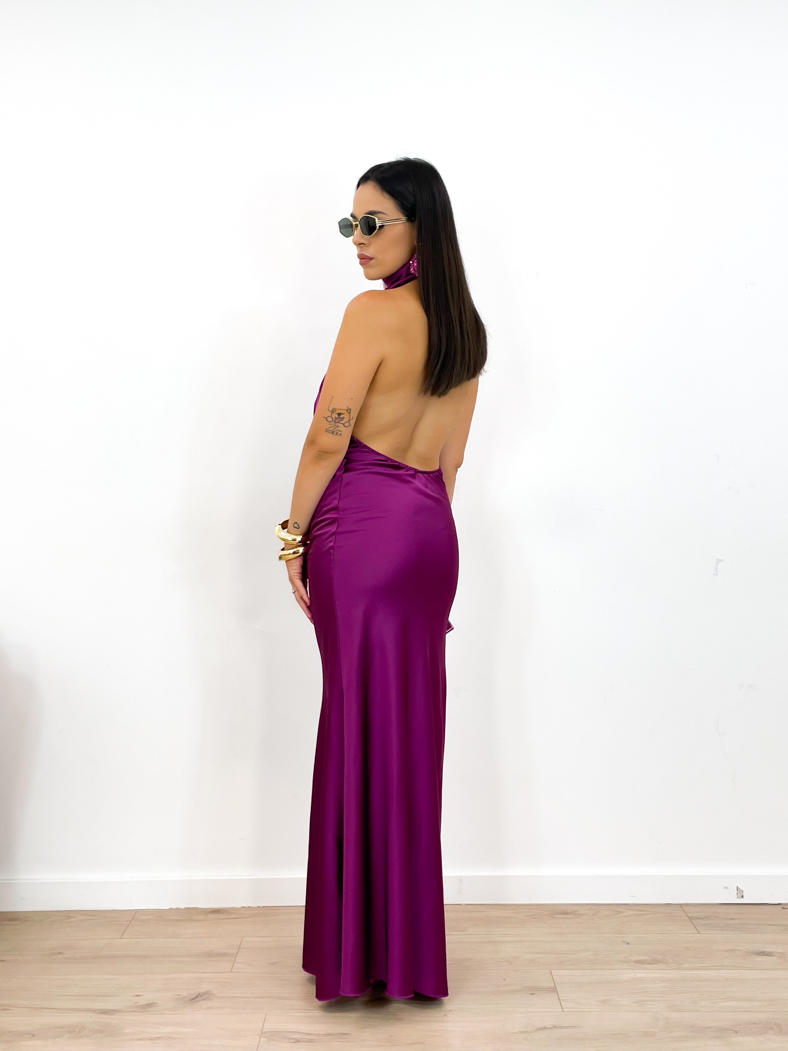 Abito DEA DI CAPRI magenta