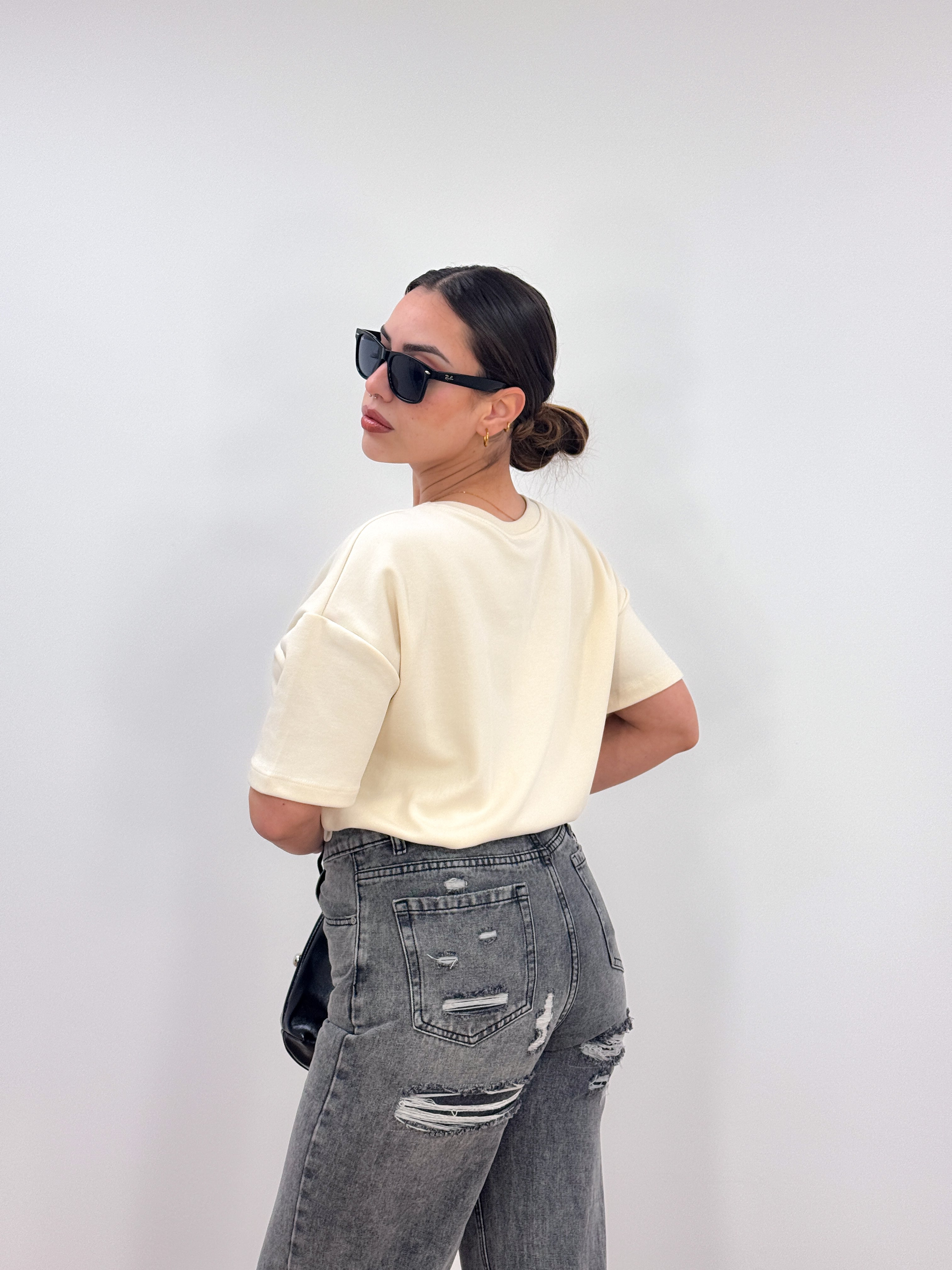 Jeans Wide Leg 2514 GRIGIO