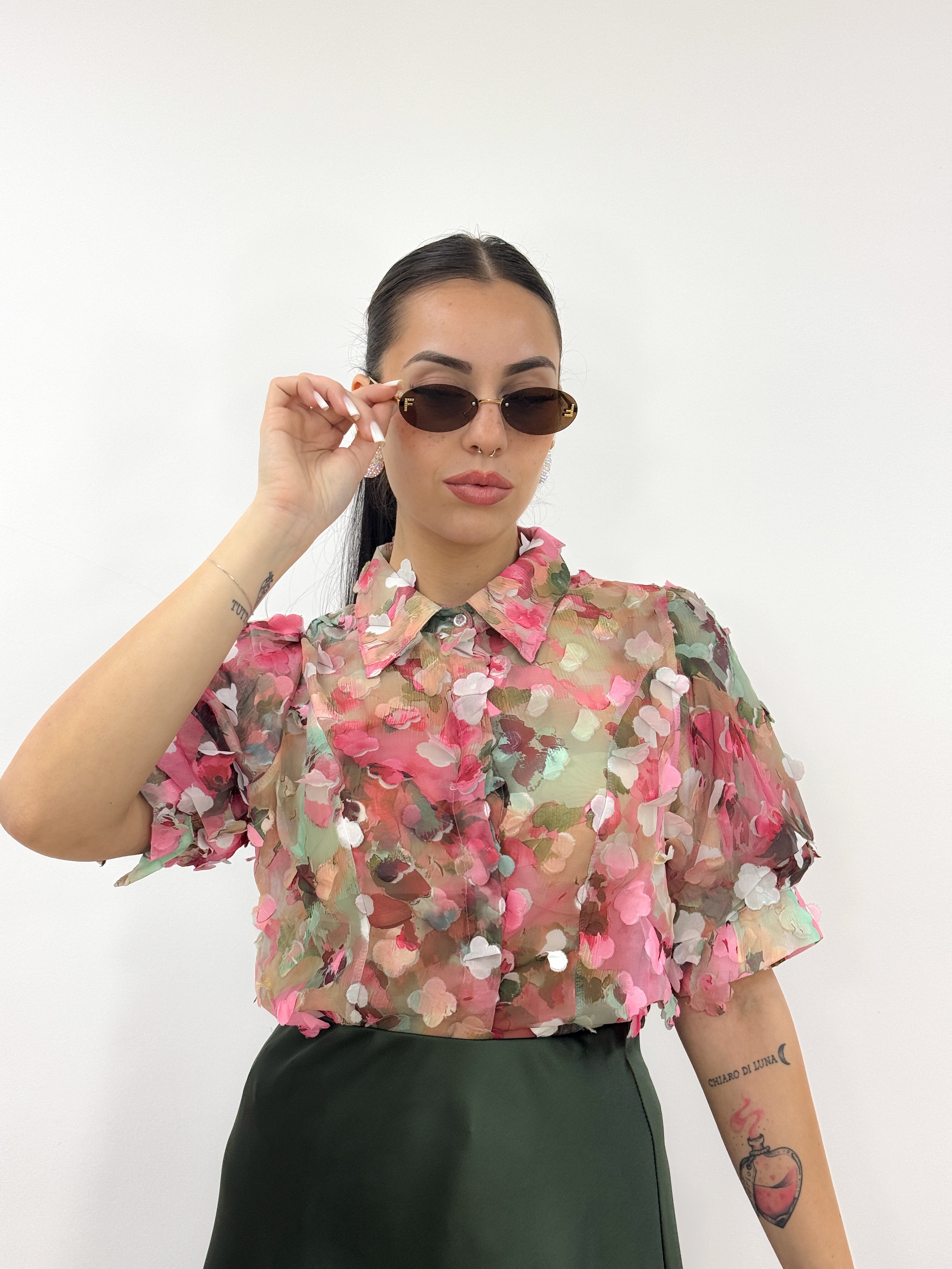 Camicia Petalo VERDE