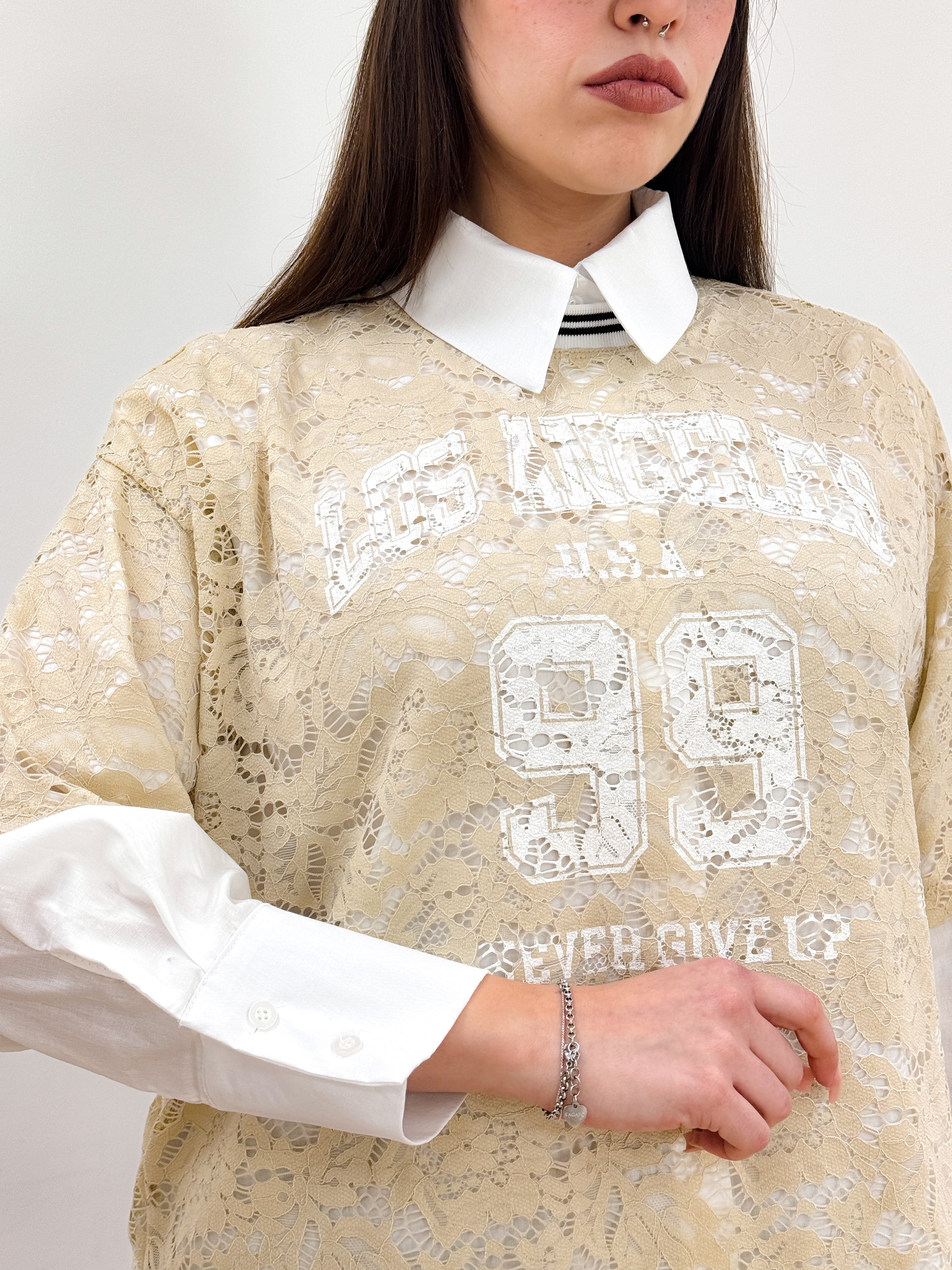 Maglia Chemise L.Angeles BEIGE