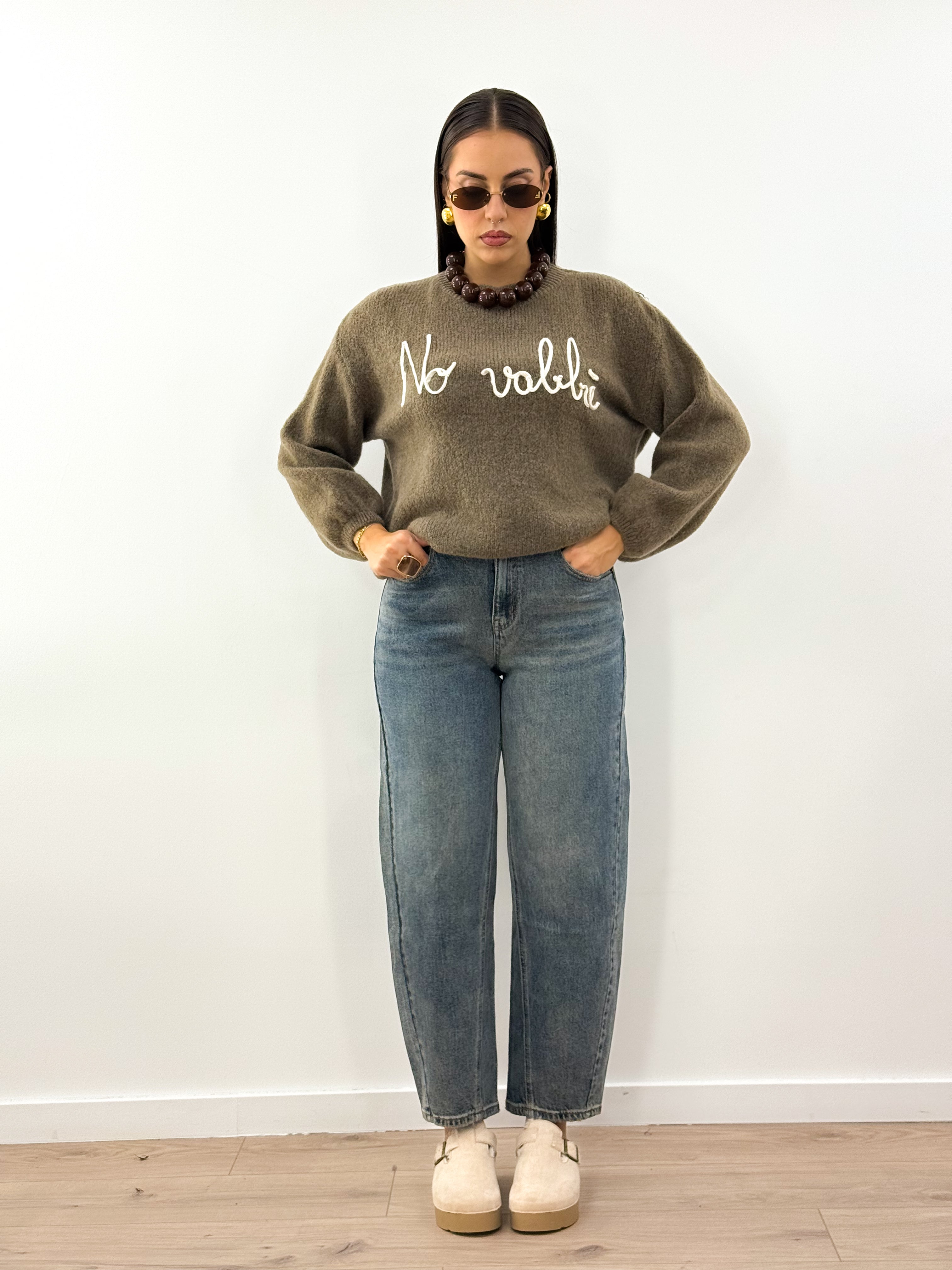 Maglioncino No Vabbè TORTORA